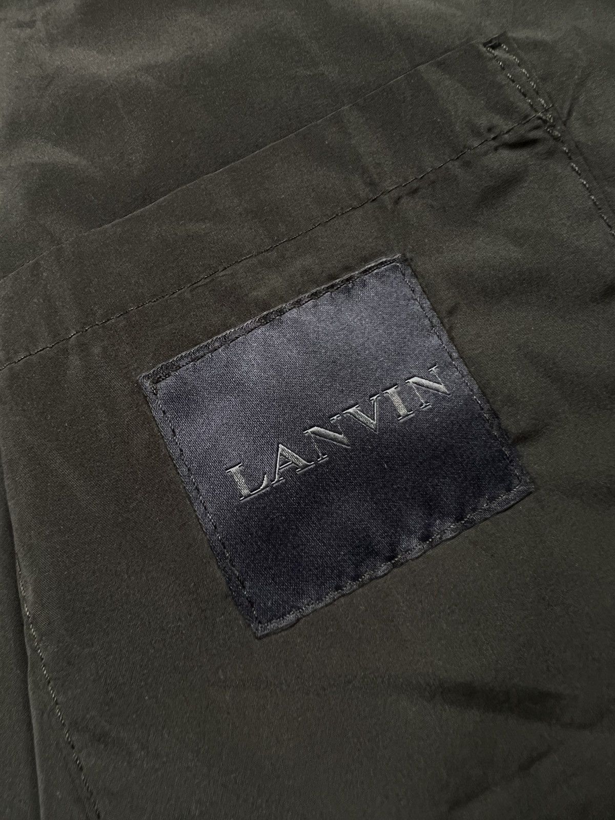 Lanvin Lanvin Leather Sleeve Biker Jacket Size US S / EU 44-46 / 1 - 7 Thumbnail