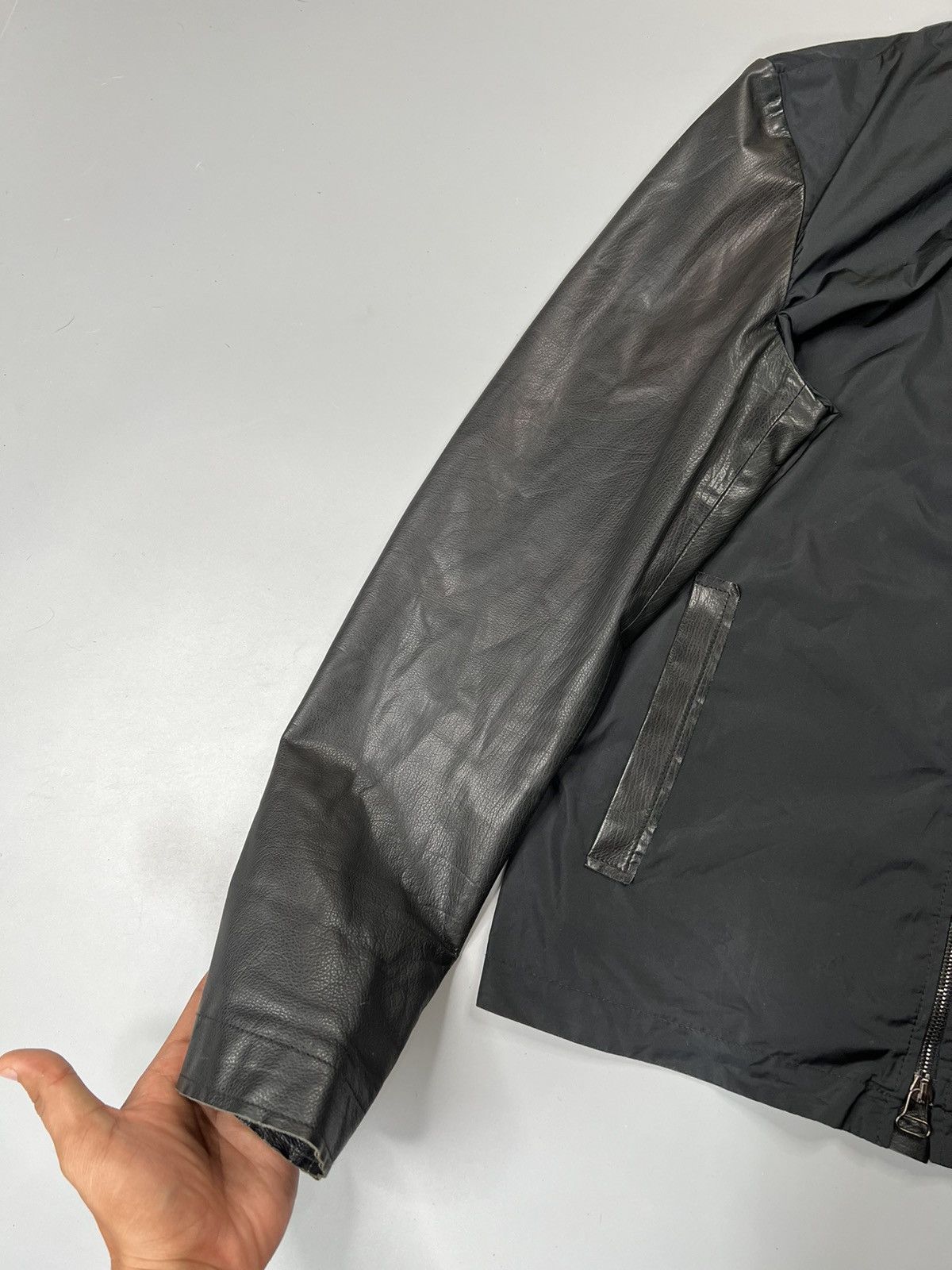 Lanvin Lanvin Leather Sleeve Biker Jacket Size US S / EU 44-46 / 1 - 2 Thumbnail