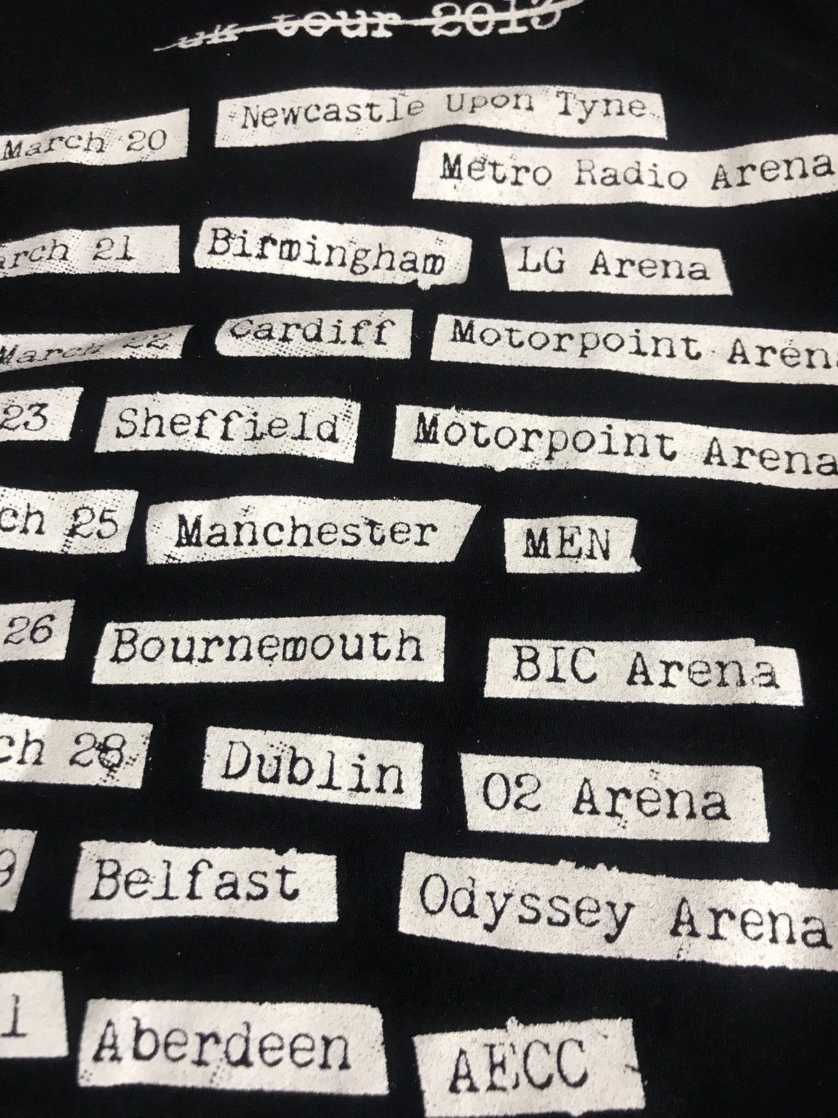 Band Tees 2013 Biffyclyro tour t-shirt Size US L / EU 52-54 / 3 - 8 Thumbnail