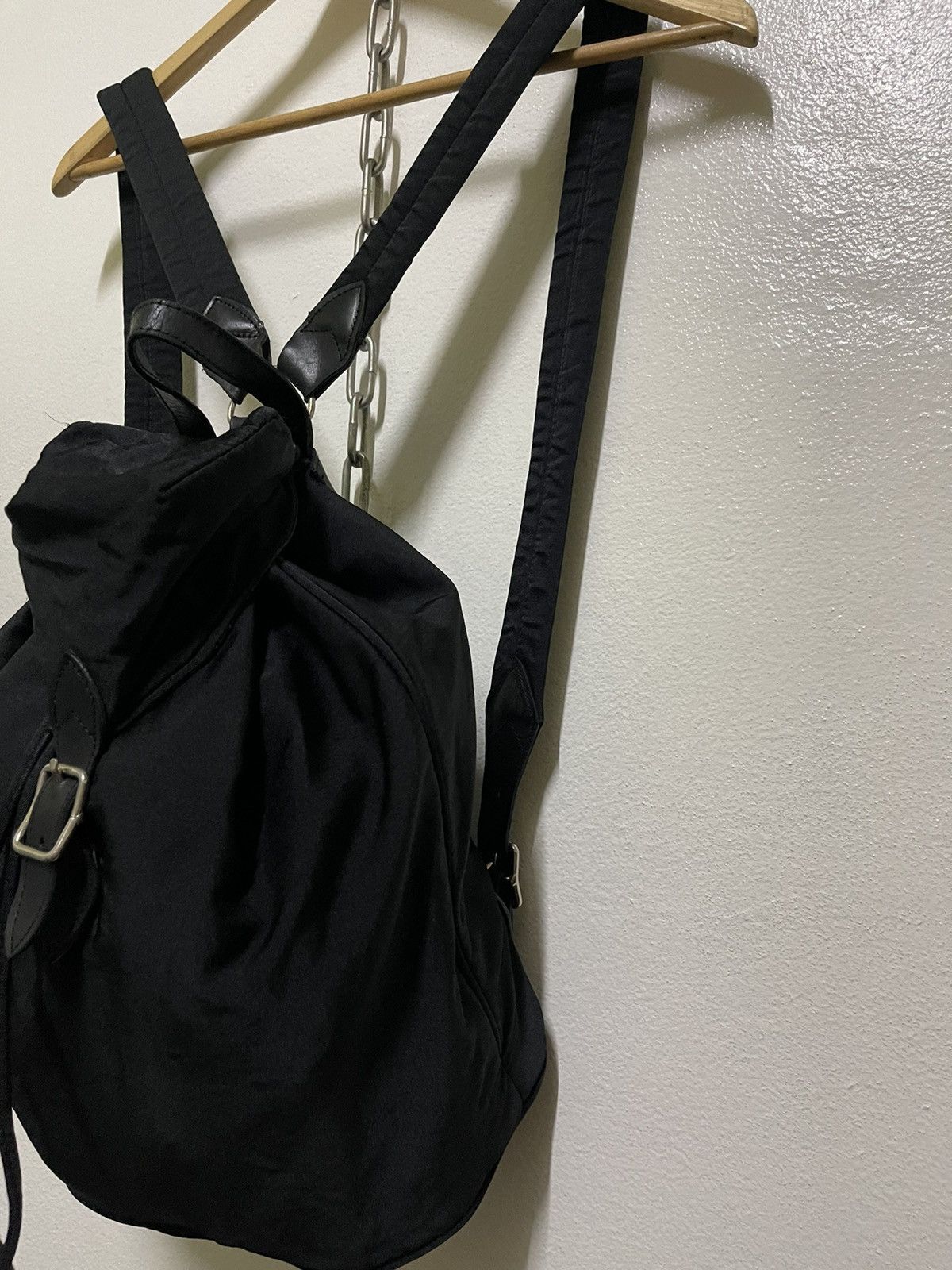 Other Masaki Matsushima Homme Rucksack Black Nylon Buckle Leather Size ONE SIZE - 4 Thumbnail