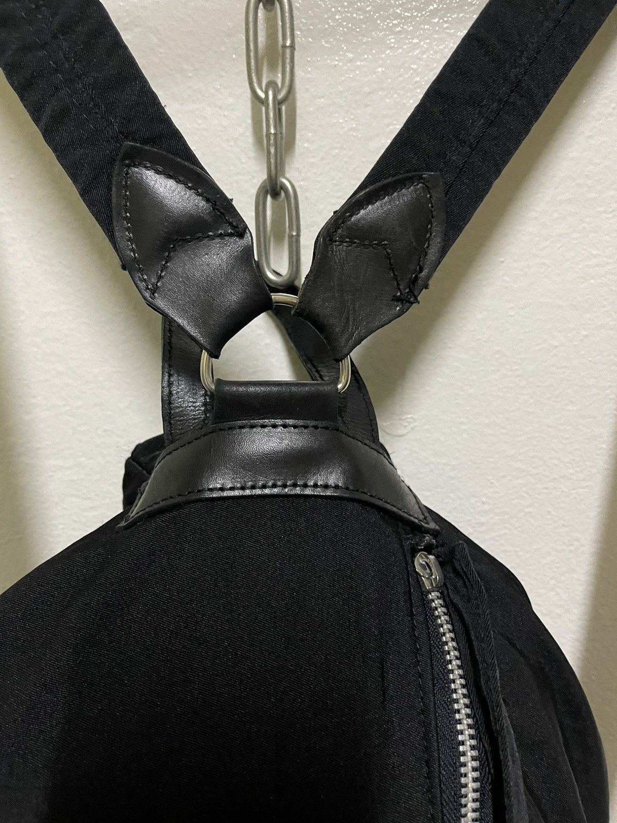 Other Masaki Matsushima Homme Rucksack Black Nylon Buckle Leather Size ONE SIZE - 10 Thumbnail