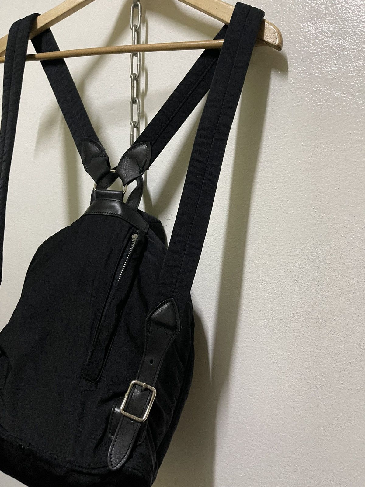 Other Masaki Matsushima Homme Rucksack Black Nylon Buckle Leather Size ONE SIZE - 11 Thumbnail