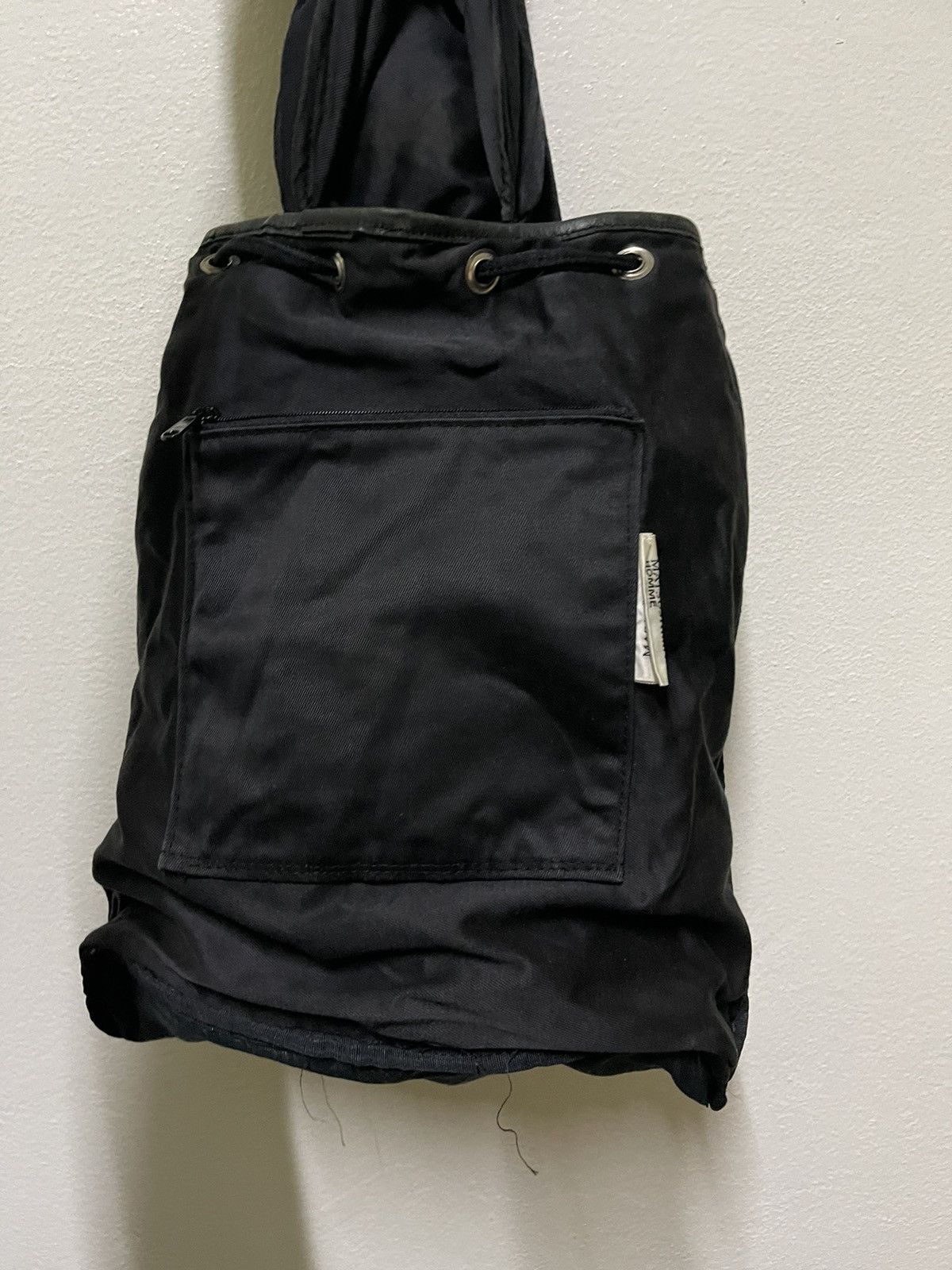 Other Masaki Matsushima Homme Rucksack Black Nylon Buckle Leather Size ONE SIZE - 19 Thumbnail