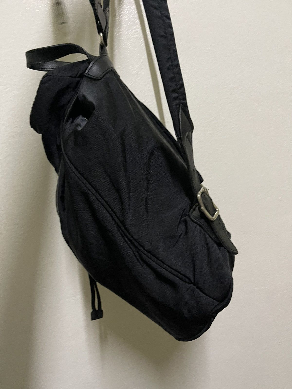 Other Masaki Matsushima Homme Rucksack Black Nylon Buckle Leather Size ONE SIZE - 13 Thumbnail