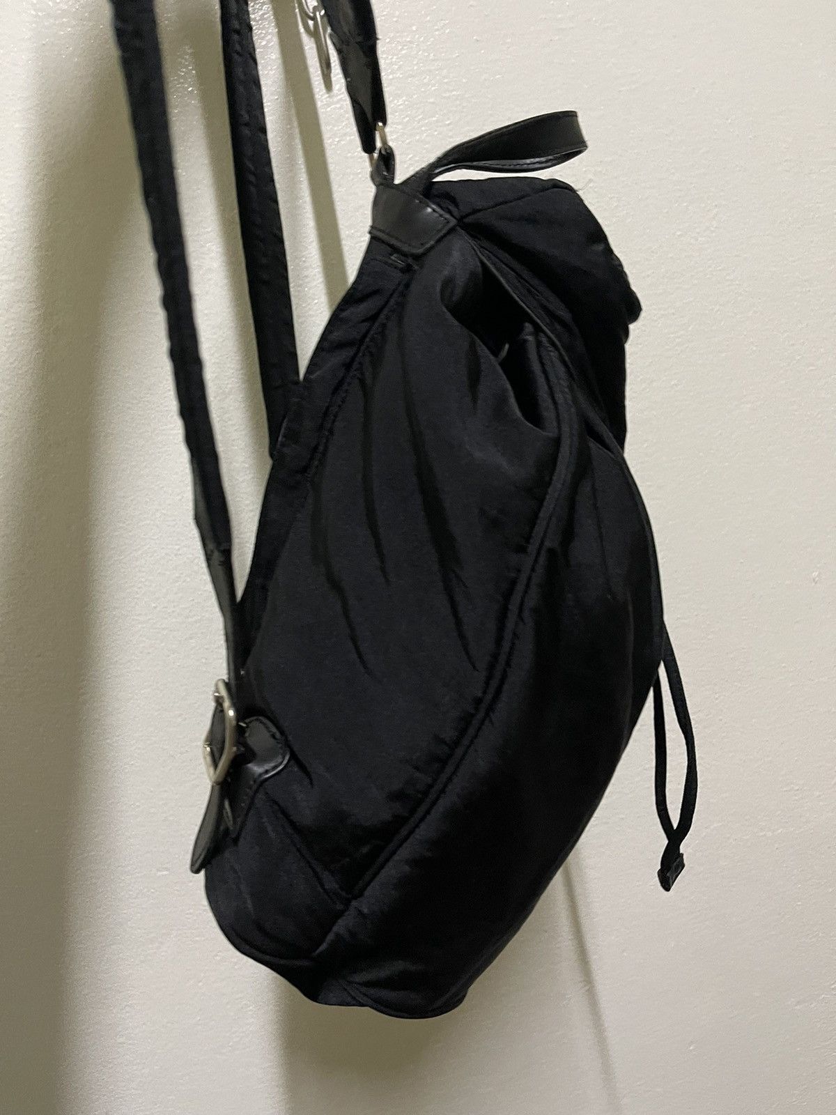 Other Masaki Matsushima Homme Rucksack Black Nylon Buckle Leather Size ONE SIZE - 12 Thumbnail