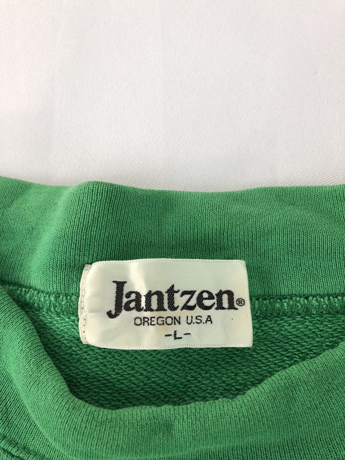 Jantzen × Vintage 90s Jantzen Oregon Usa Big Logo Printed Design Sweatshirt Size US XL / EU 56 / 4 - 5 Thumbnail