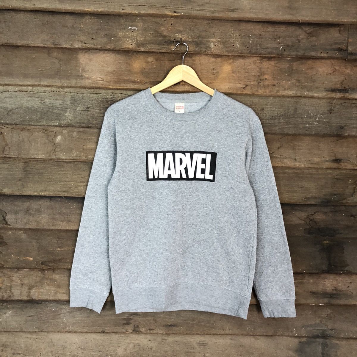 Marvel Comics Marvel box vintage Grey Sweatshirt #5656 Size US M / EU 48-50 / 2 - 3 Thumbnail