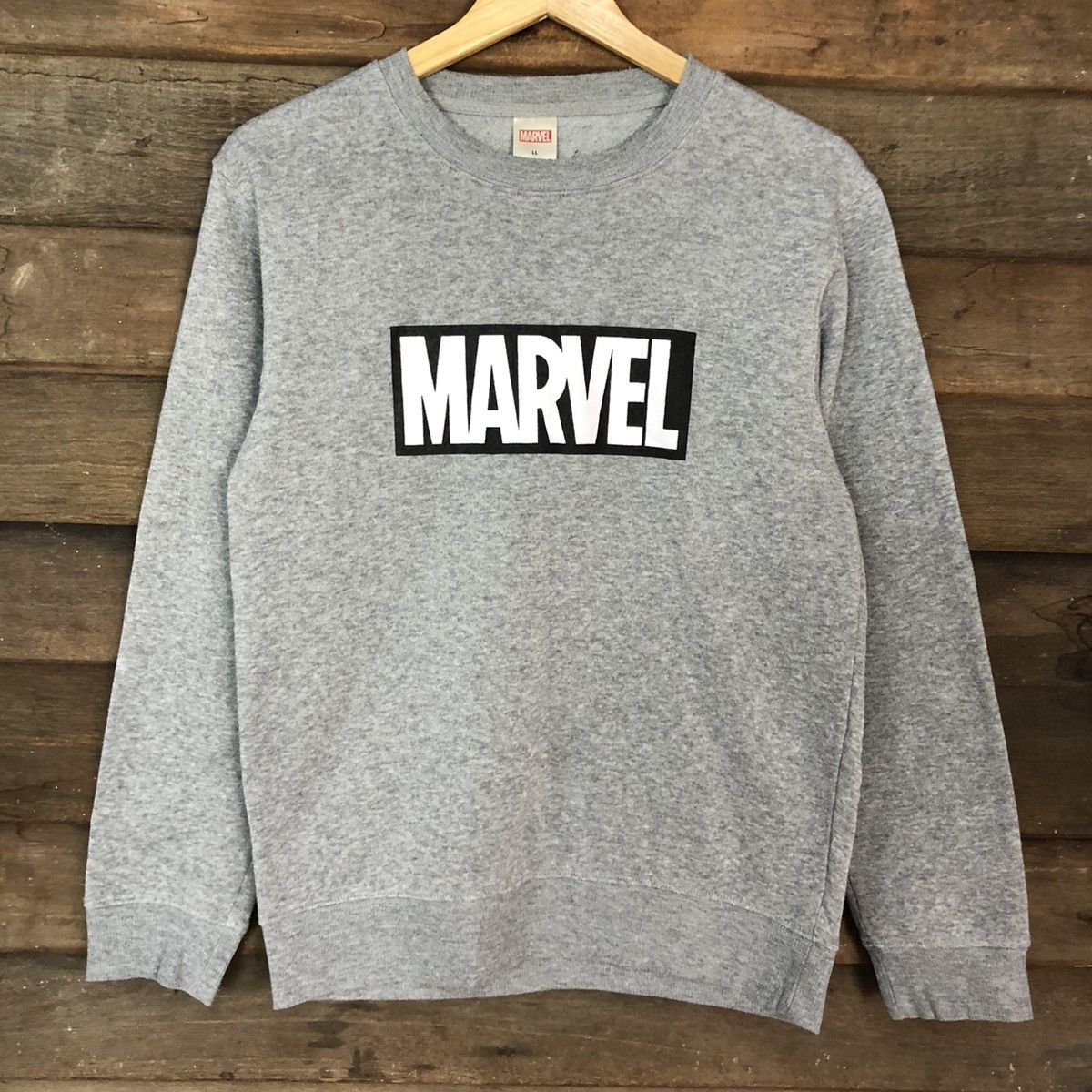 Marvel Comics Marvel box vintage Grey Sweatshirt #5656 Size US M / EU 48-50 / 2 - 8 Thumbnail