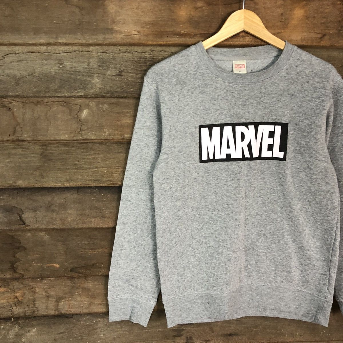 Marvel Comics Marvel box vintage Grey Sweatshirt #5656 Size US M / EU 48-50 / 2 - 7 Thumbnail