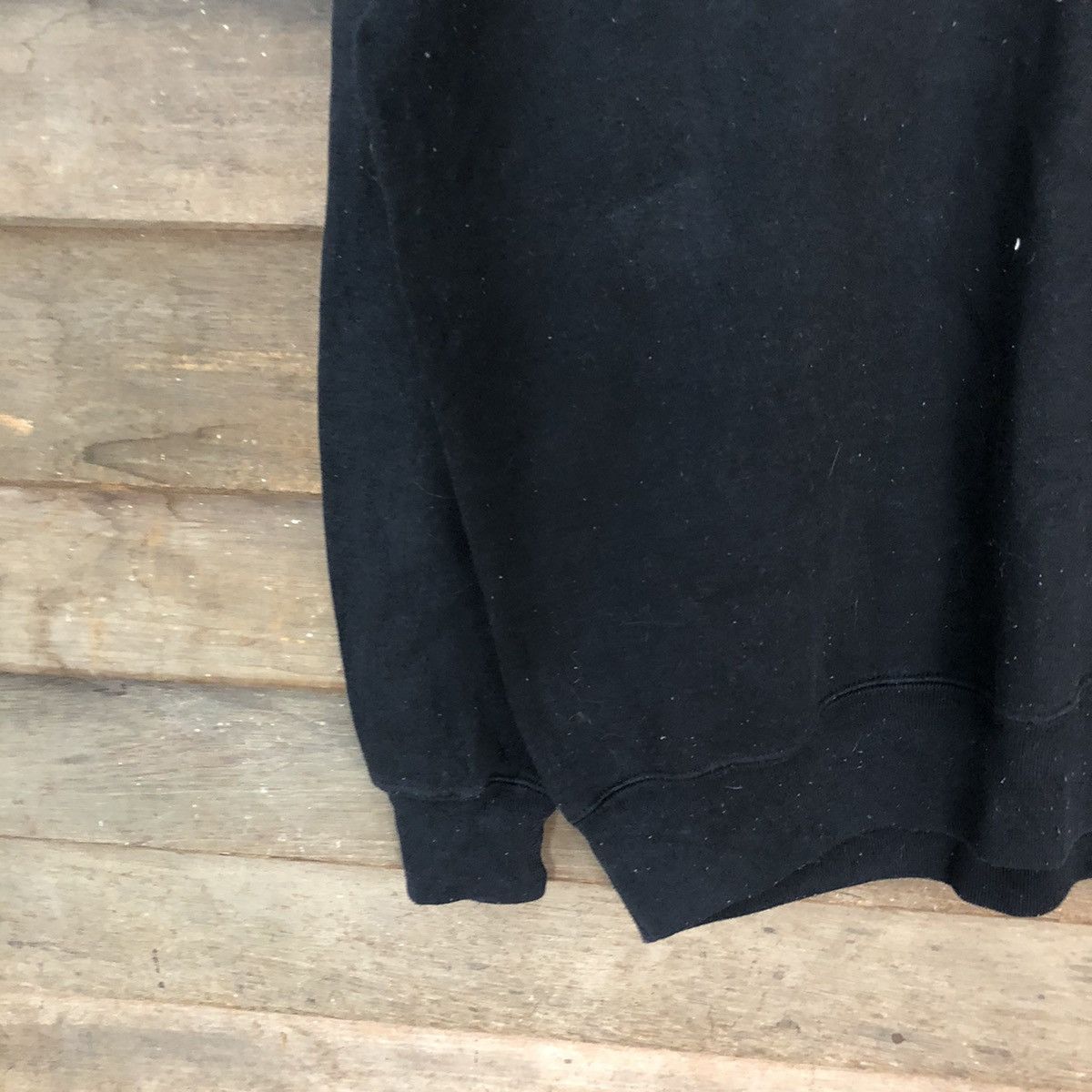Japanese Brand Plevo Black Sweatshirt #137B Size US XL / EU 56 / 4 - 4 Thumbnail
