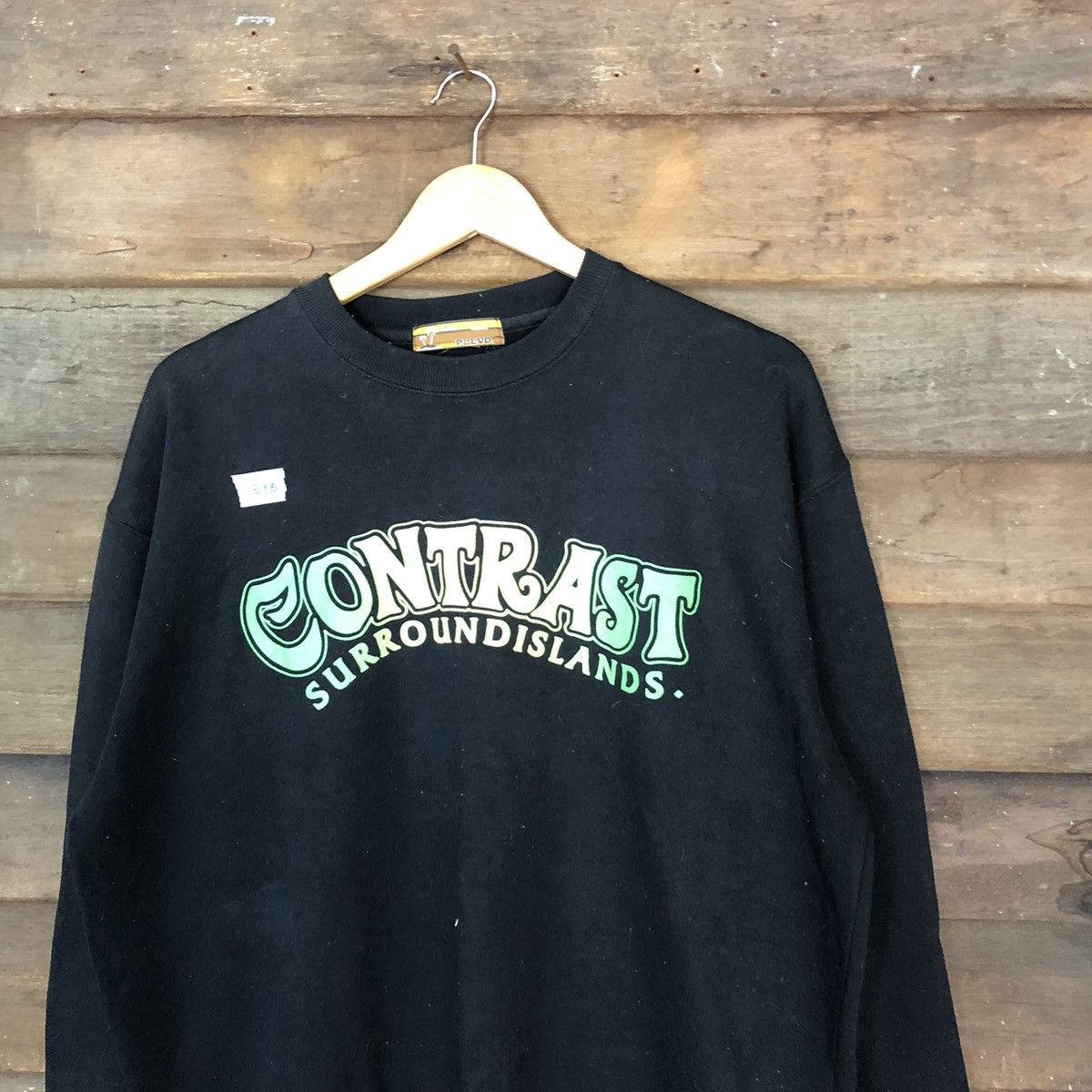 Japanese Brand Plevo Black Sweatshirt #137B Size US XL / EU 56 / 4 - 2 Thumbnail