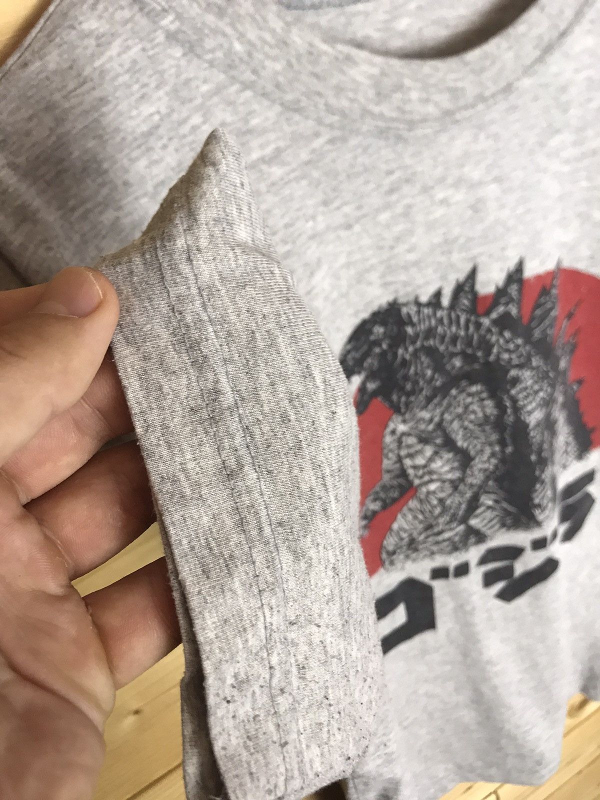 Vintage Vintage 90s Godzilla Japanese style single stitch t-shirt Size US M / EU 48-50 / 2 - 6 Thumbnail