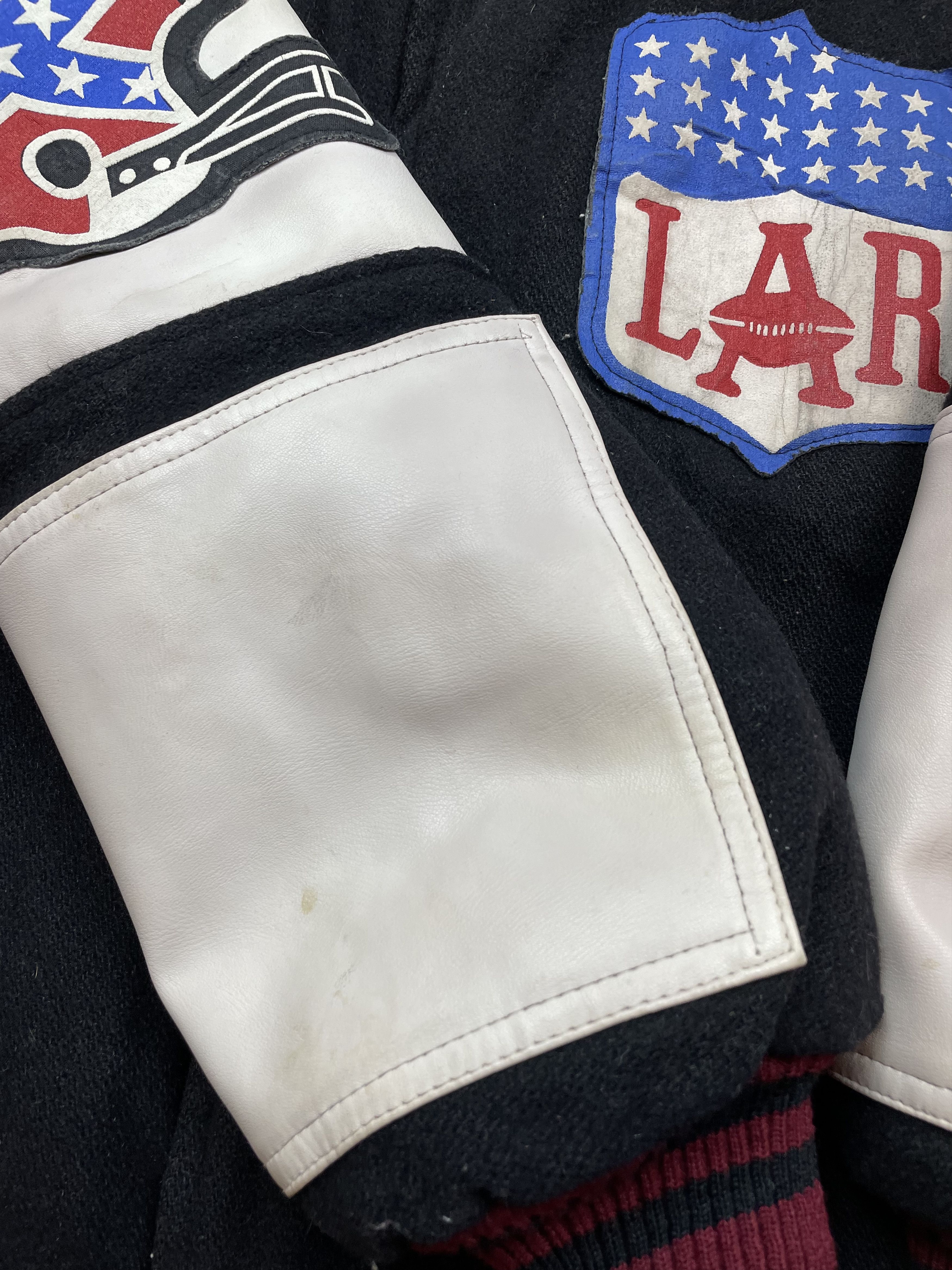 Vintage Vintage Los Angeles Rams LAR Jacket Bomber Varsity Very Rare Size US M / EU 48-50 / 2 - 10 Thumbnail
