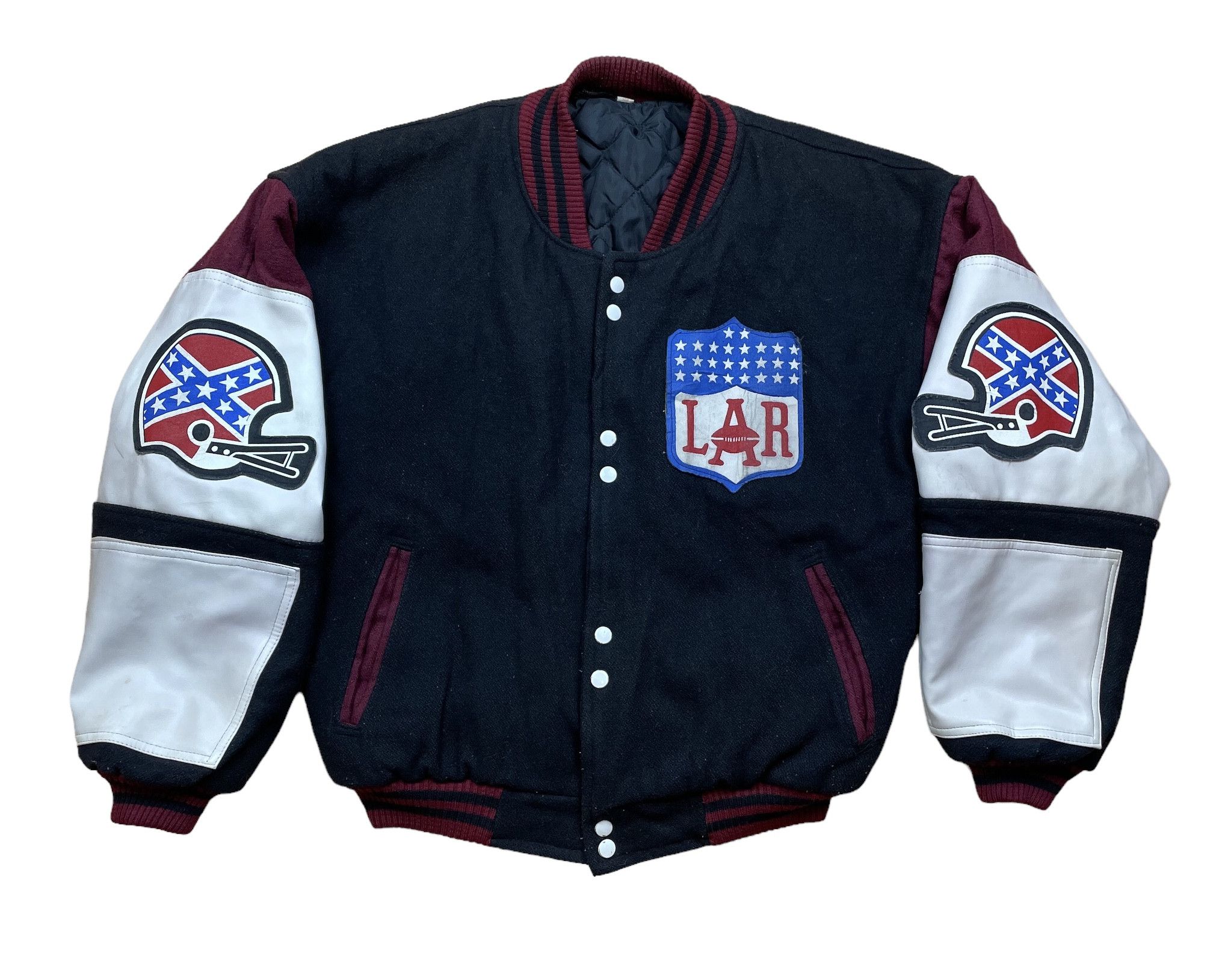 Vintage Vintage Los Angeles Rams LAR Jacket Bomber Varsity Very Rare Size US M / EU 48-50 / 2 - 2 Thumbnail