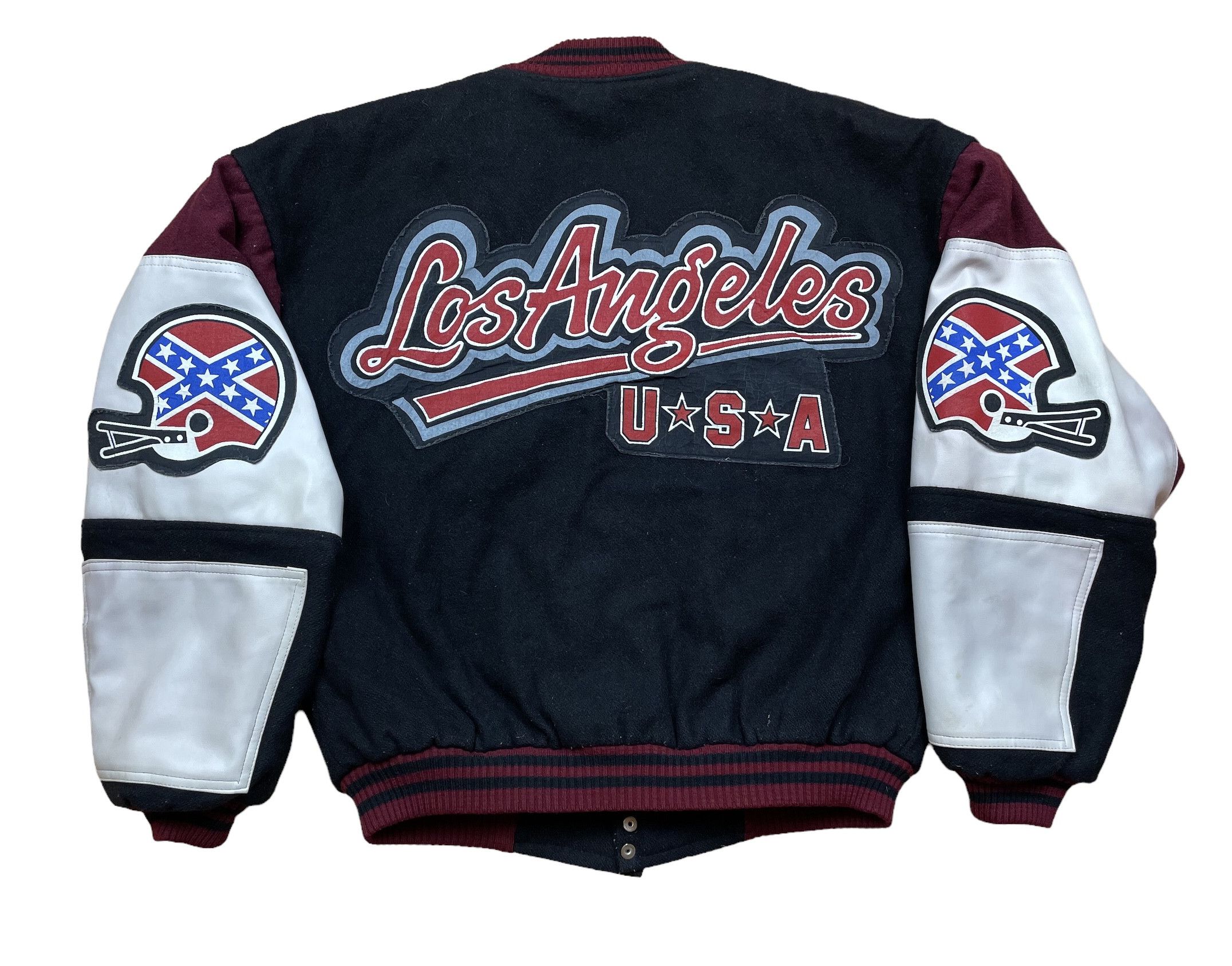 Vintage Vintage Los Angeles Rams LAR Jacket Bomber Varsity Very Rare Size US M / EU 48-50 / 2 - 1 Thumbnail