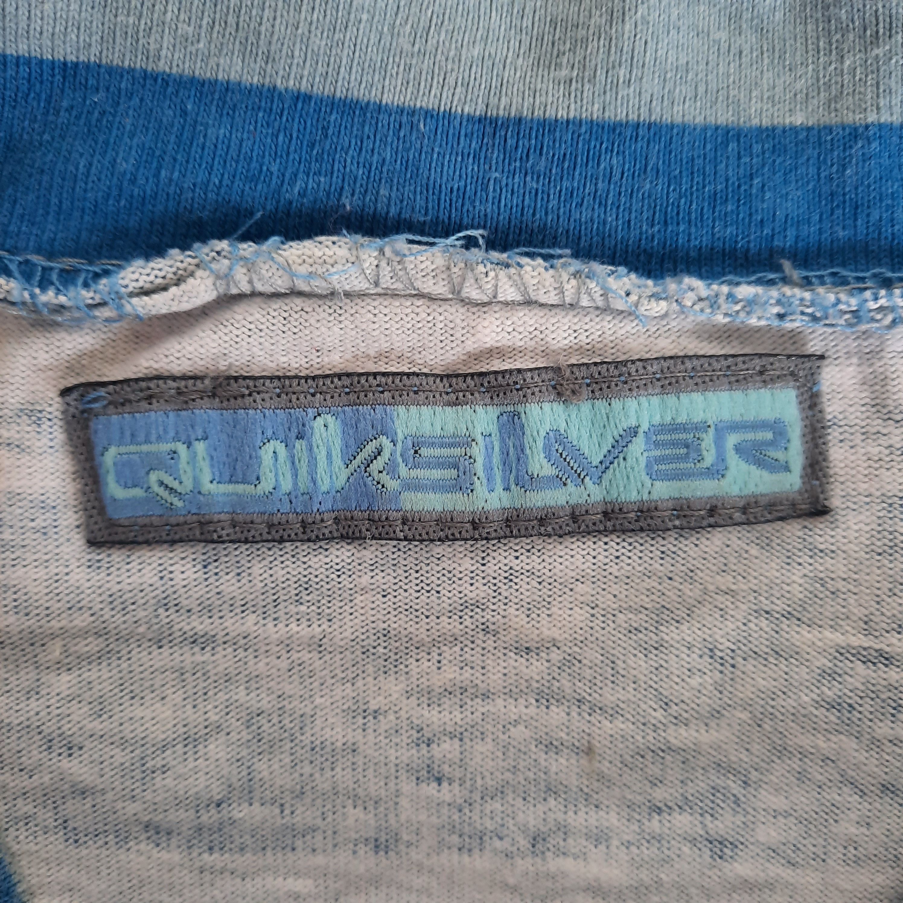 Quiksilver 🔥Vintage quiksilver usa patch stripes tshirt Size US M / EU 48-50 / 2 - 5 Thumbnail