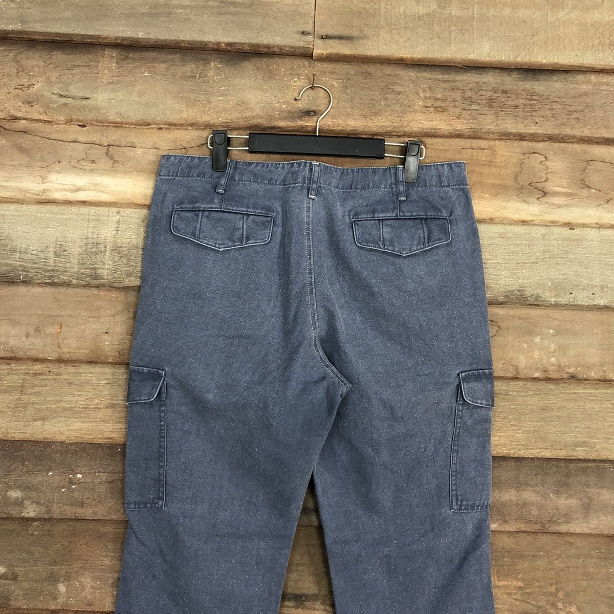 Other Universal Language Blue Multipocket Cargo Pants #4881 Size US 33 - 10 Thumbnail