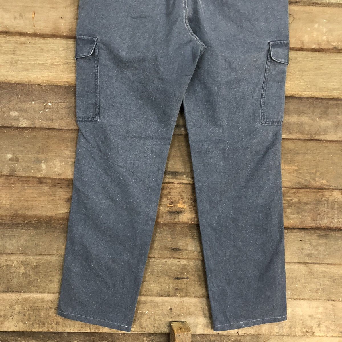 Other Universal Language Blue Multipocket Cargo Pants #4881 Size US 33 - 11 Thumbnail