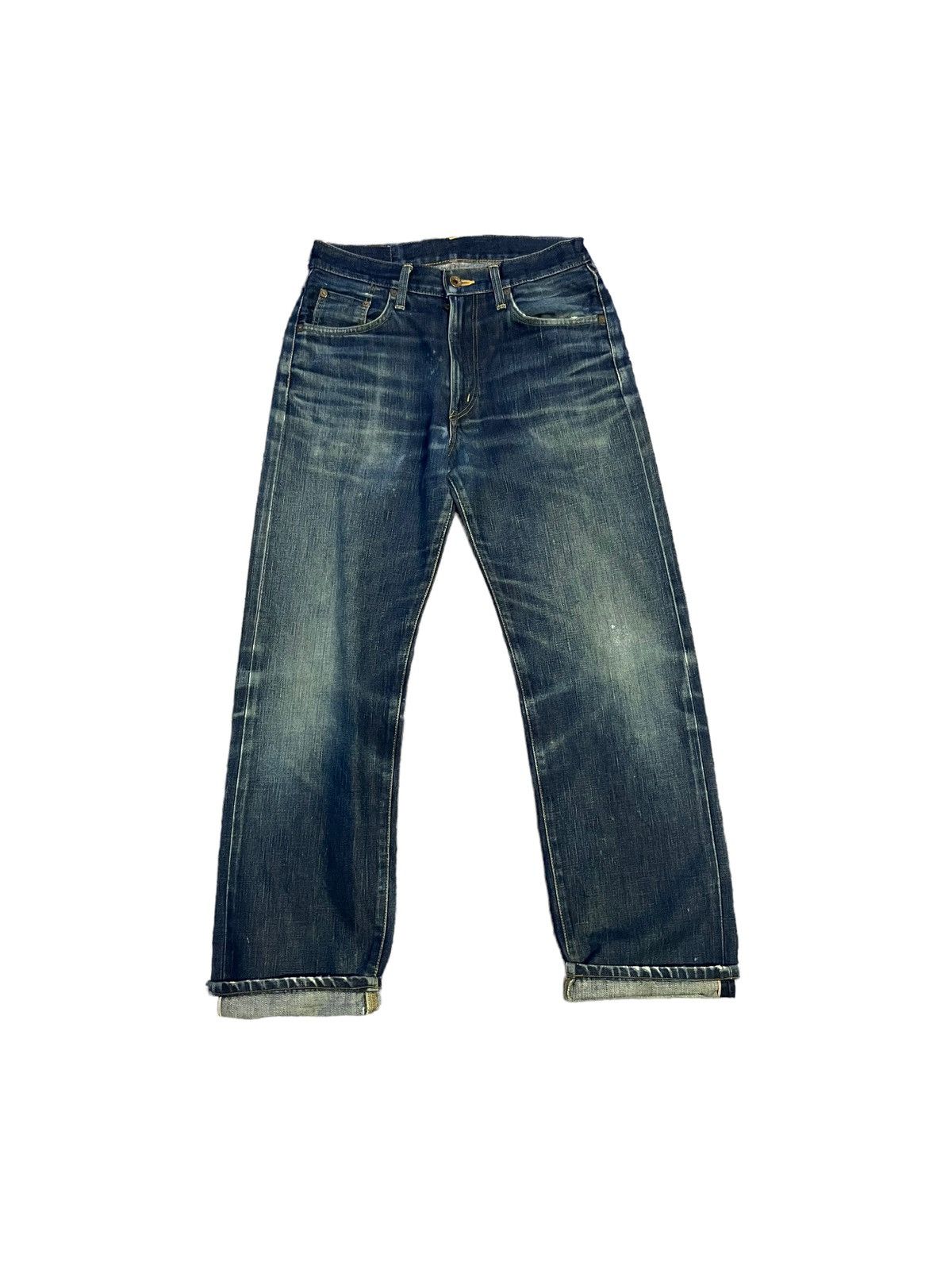 Edwin Vintage Edwin 505XX Orange Tag Selvedge Distresed & Rework Size US 29 - 1 Thumbnail