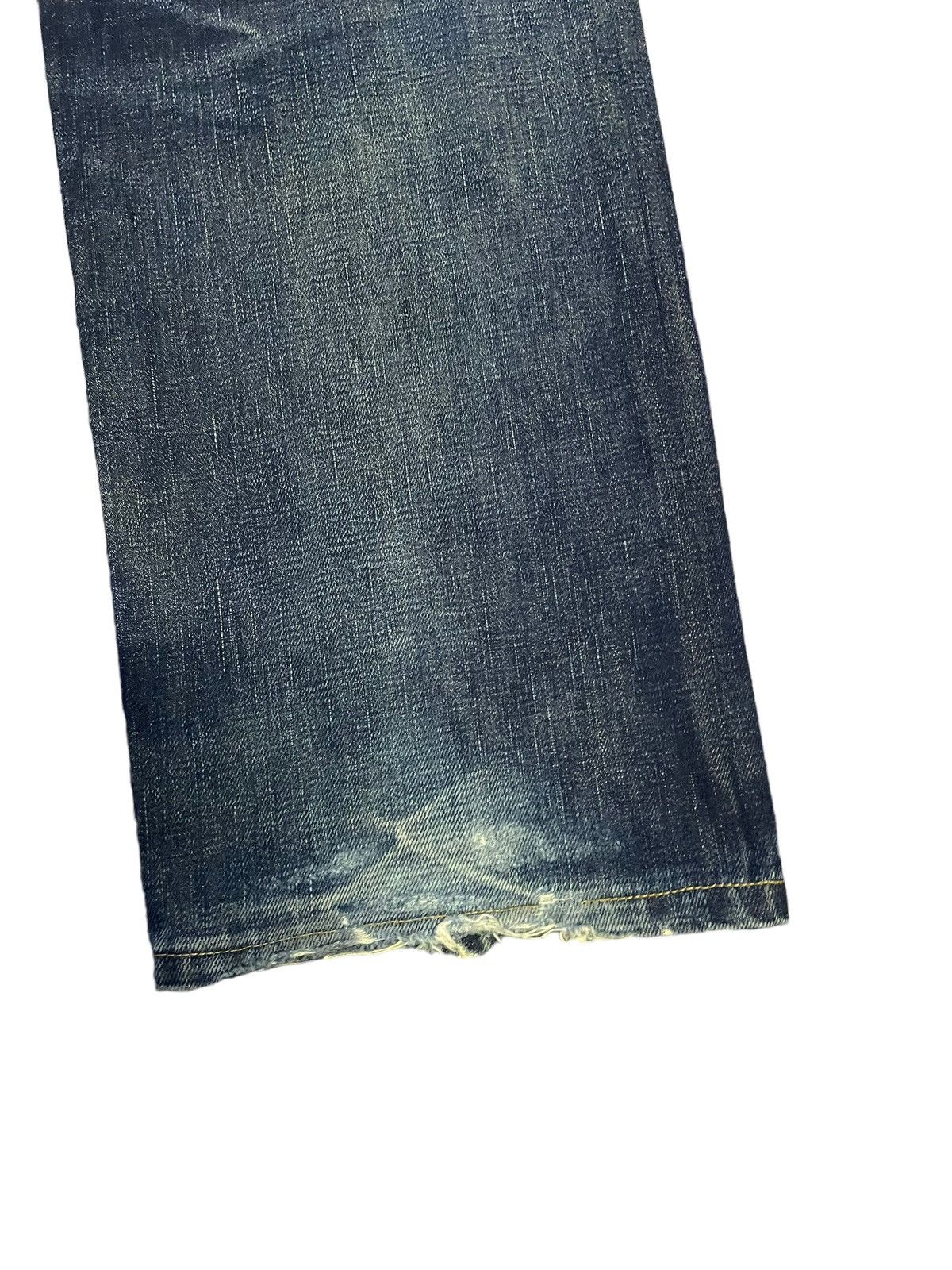 Edwin Vintage Edwin 505XX Orange Tag Selvedge Distresed & Rework Size US 29 - 8 Thumbnail