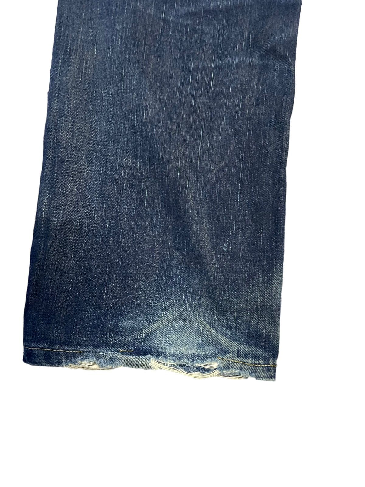 Edwin Vintage Edwin 505XX Orange Tag Selvedge Distresed & Rework Size US 29 - 7 Thumbnail