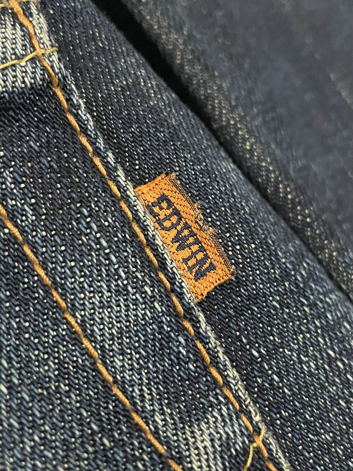 Edwin Vintage Edwin 505XX Orange Tag Selvedge Distresed & Rework Size US 29 - 17 Thumbnail