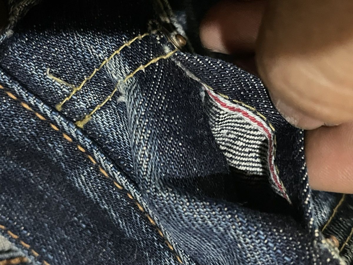 Edwin Vintage Edwin 505XX Orange Tag Selvedge Distresed & Rework Size US 29 - 13 Thumbnail