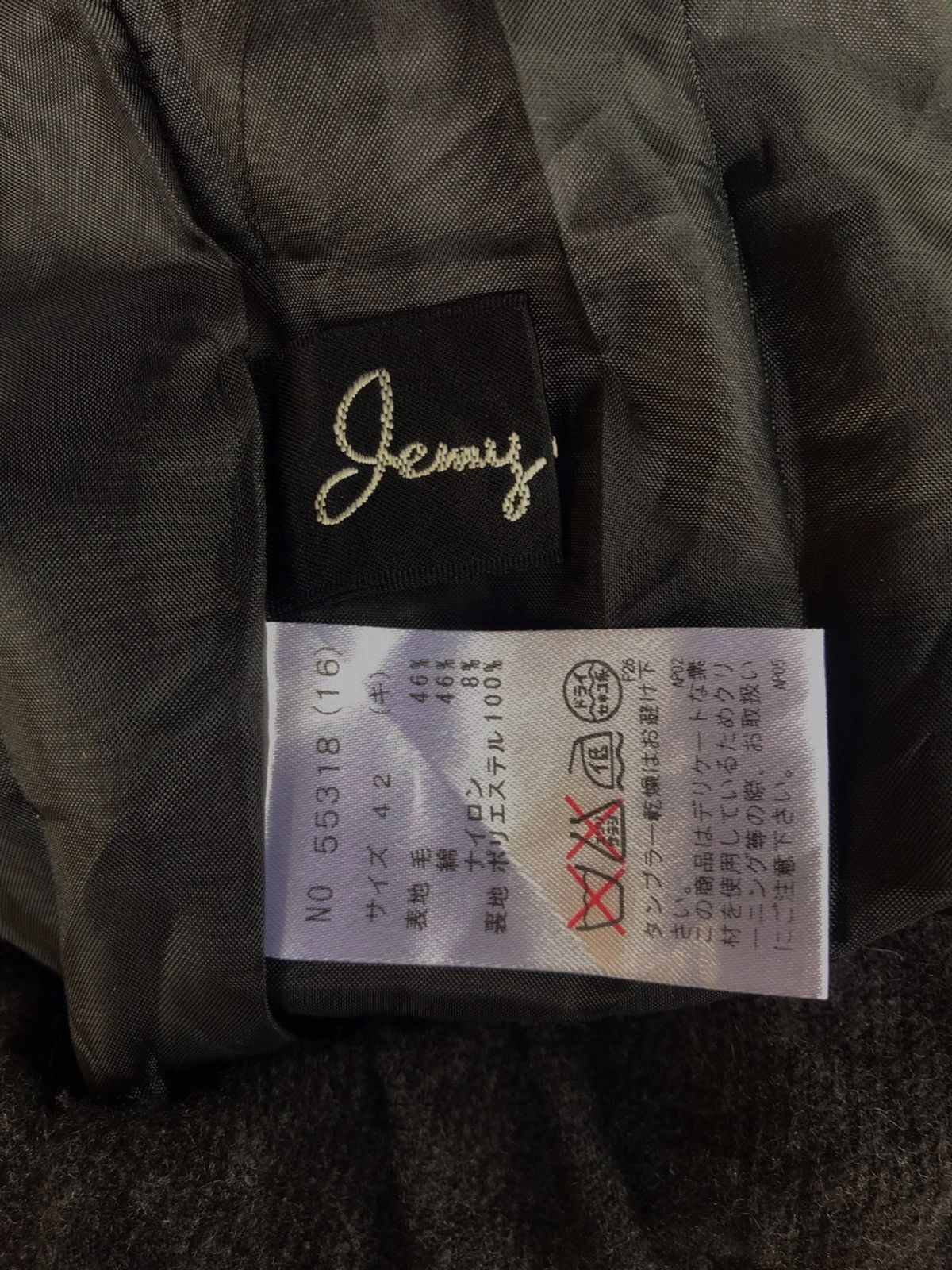 Japanese Brand Jemy Garcon Wool Cropped Pants Size US 26 / EU 42 - 3 Thumbnail