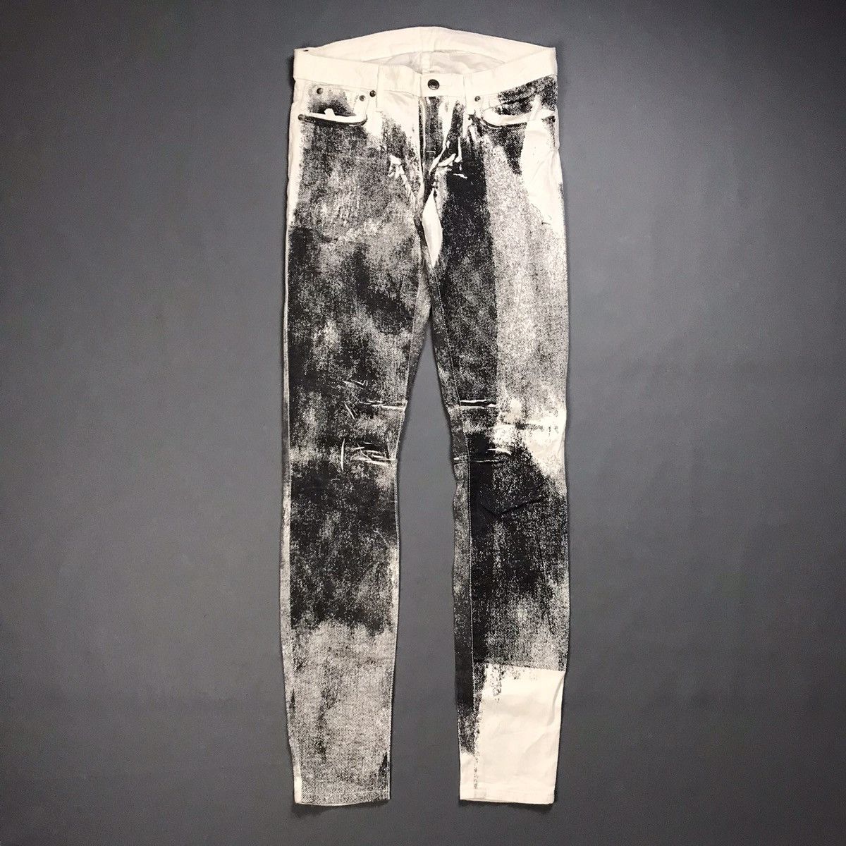 Helmut Lang Helmut Lang - Printed Skinny Jeans Size 30" / US 8 / IT 44 - 1 Thumbnail