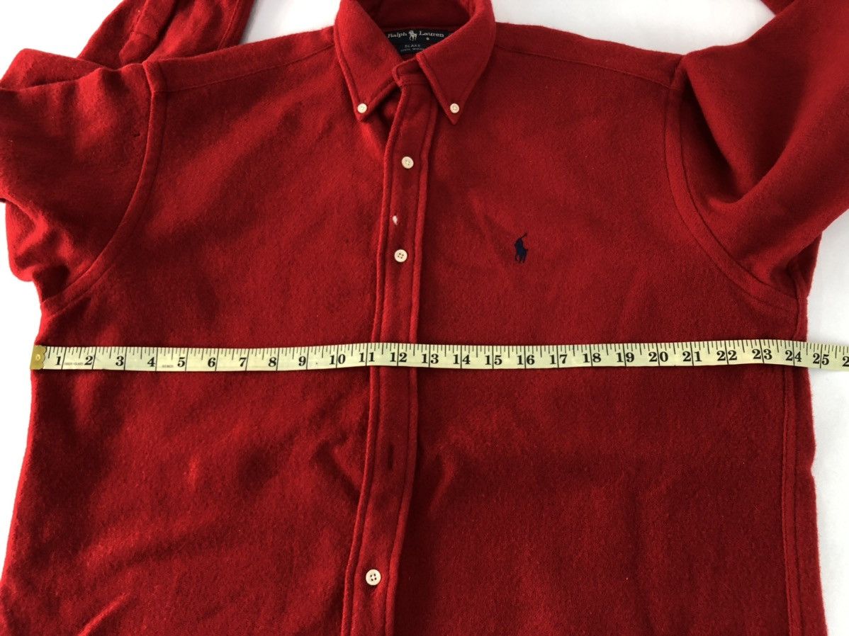 Polo Ralph Lauren Polo Ralph Lauren 100% Blake Wool Button Up Plain Shirt Tee Size US XL / EU 56 / 4 - 9 Thumbnail