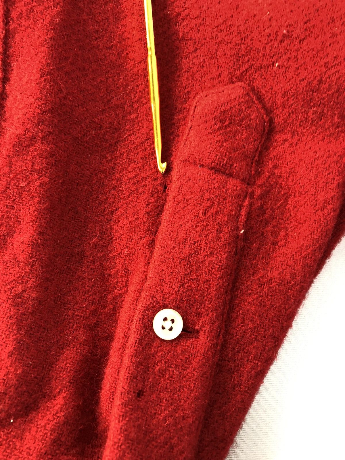 Polo Ralph Lauren Polo Ralph Lauren 100% Blake Wool Button Up Plain Shirt Tee Size US XL / EU 56 / 4 - 13 Thumbnail
