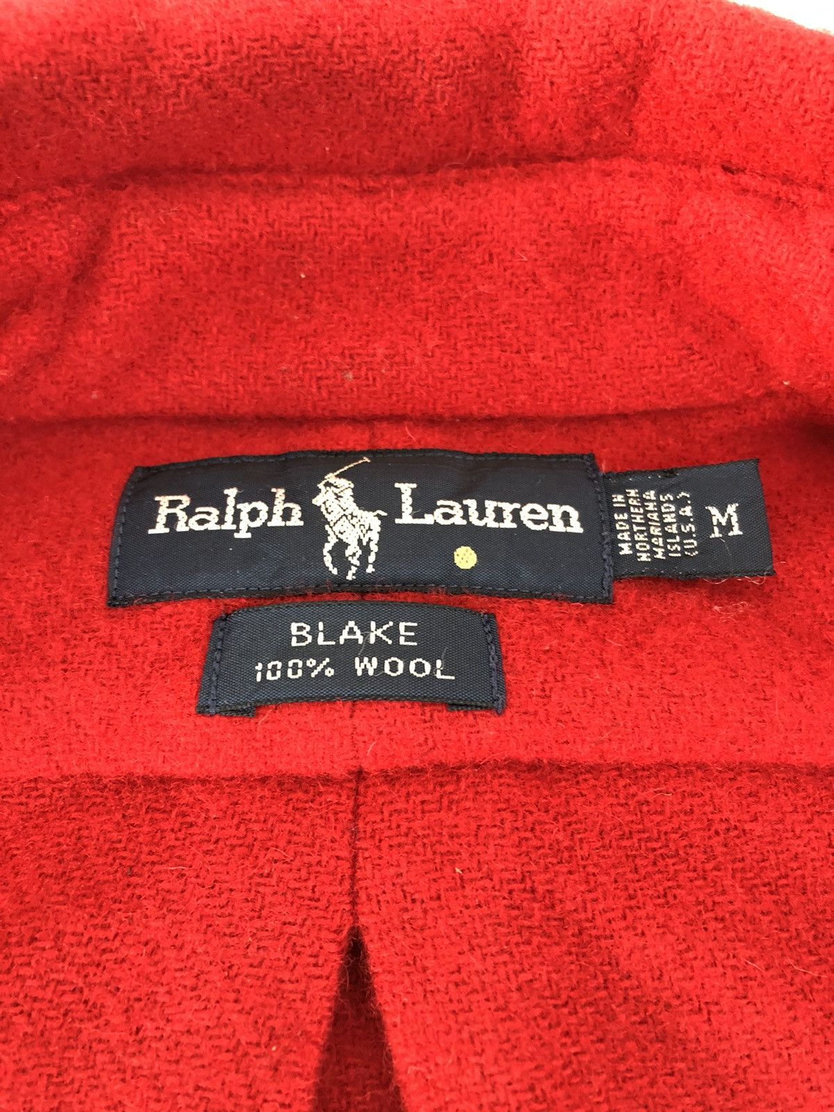 Polo Ralph Lauren Polo Ralph Lauren 100% Blake Wool Button Up Plain Shirt Tee Size US XL / EU 56 / 4 - 7 Thumbnail