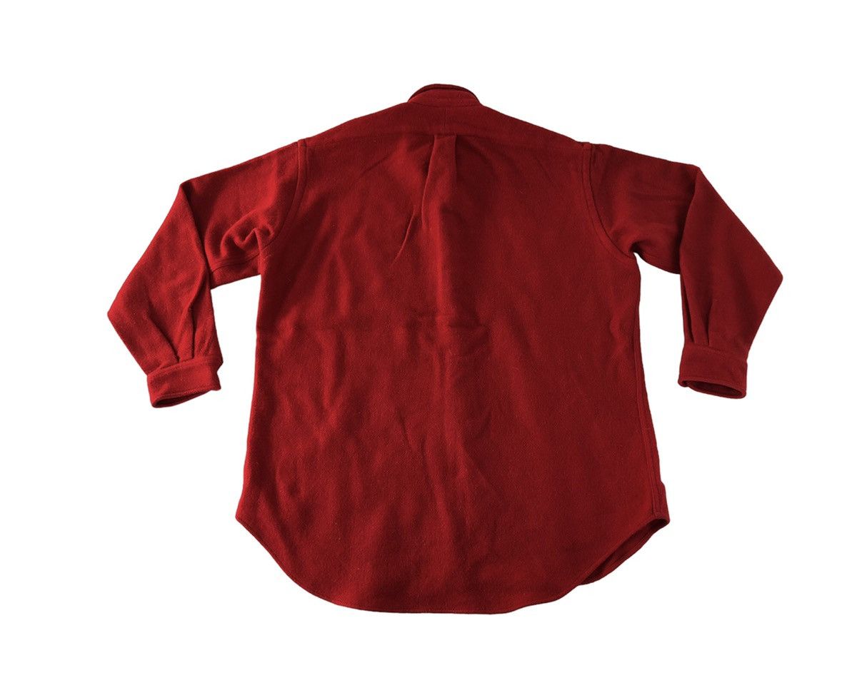 Polo Ralph Lauren Polo Ralph Lauren 100% Blake Wool Button Up Plain Shirt Tee Size US XL / EU 56 / 4 - 2 Thumbnail