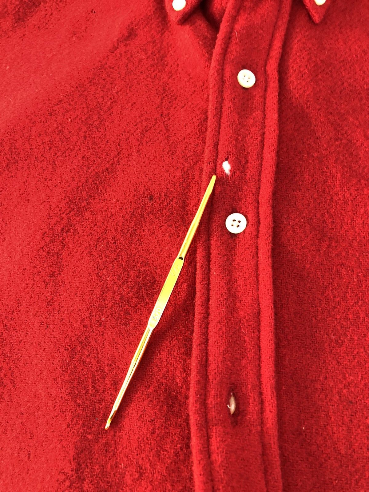 Polo Ralph Lauren Polo Ralph Lauren 100% Blake Wool Button Up Plain Shirt Tee Size US XL / EU 56 / 4 - 12 Thumbnail