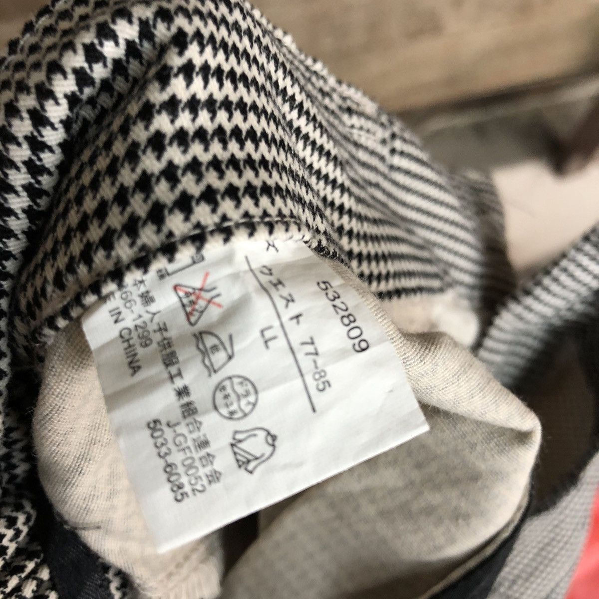 Japanese Brand Japan checkered Straight Cut Pants #4873 Size US 30 / EU 46 - 10 Thumbnail