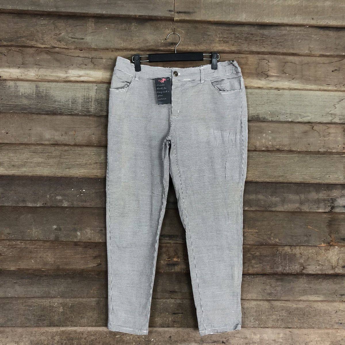Japanese Brand Japan checkered Straight Cut Pants #4873 Size US 30 / EU 46 - 1 Thumbnail