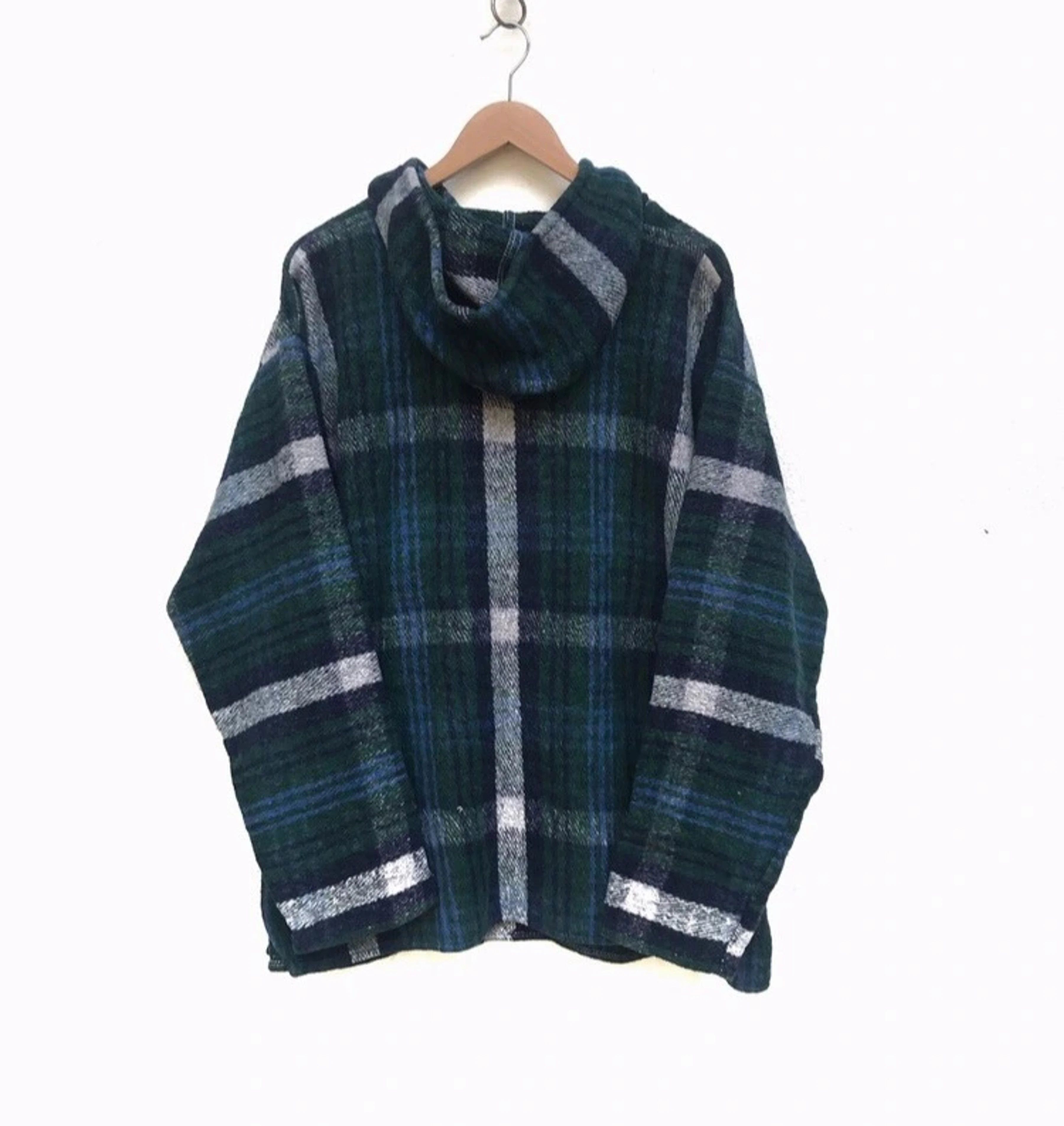 Japanese Brand Speedy Check Knitwear With Hoodies Size US L / EU 52-54 / 3 - 2 Thumbnail