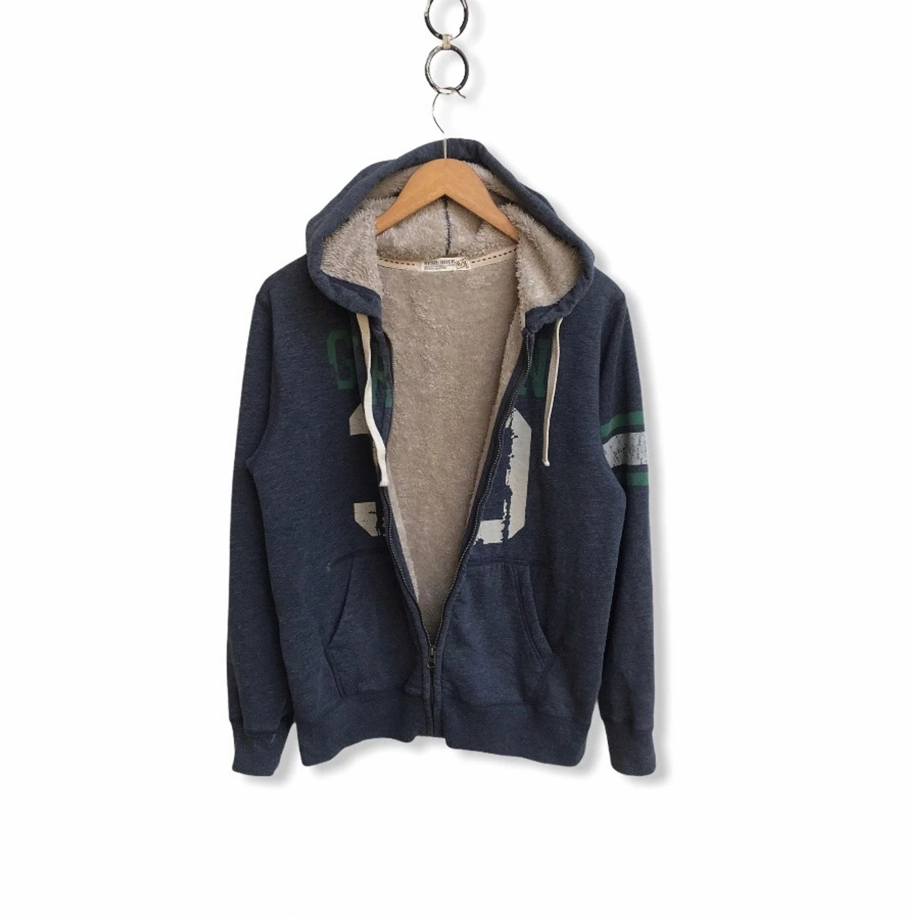 Japanese Brand Rush Hour Zipper Sweatshirts Fleece Sherpa Inside Size US S / EU 44-46 / 1 - 2 Thumbnail
