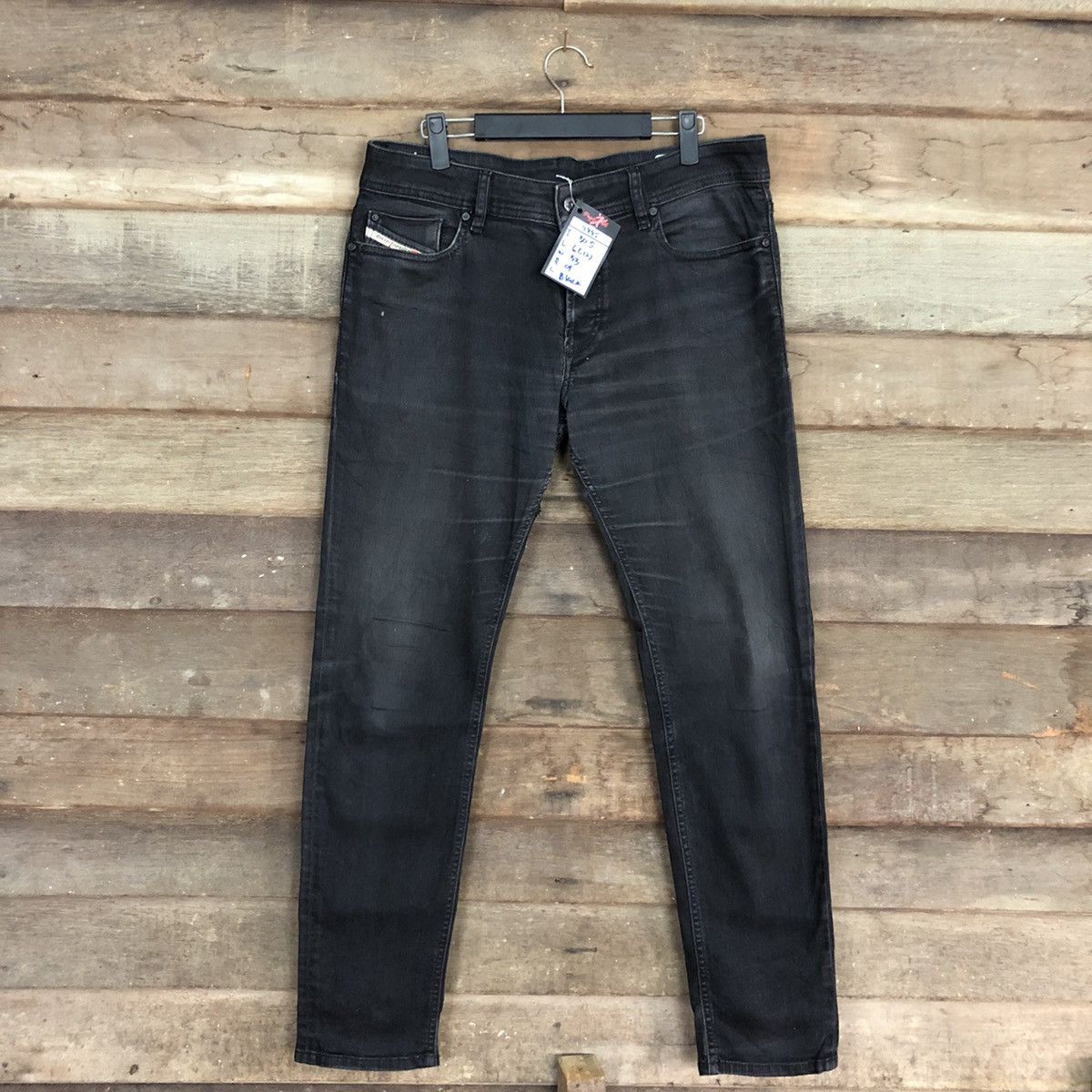 Diesel Diesel Industry Black Denim Jeans Pants #4885 Size US 33 - 1 Thumbnail