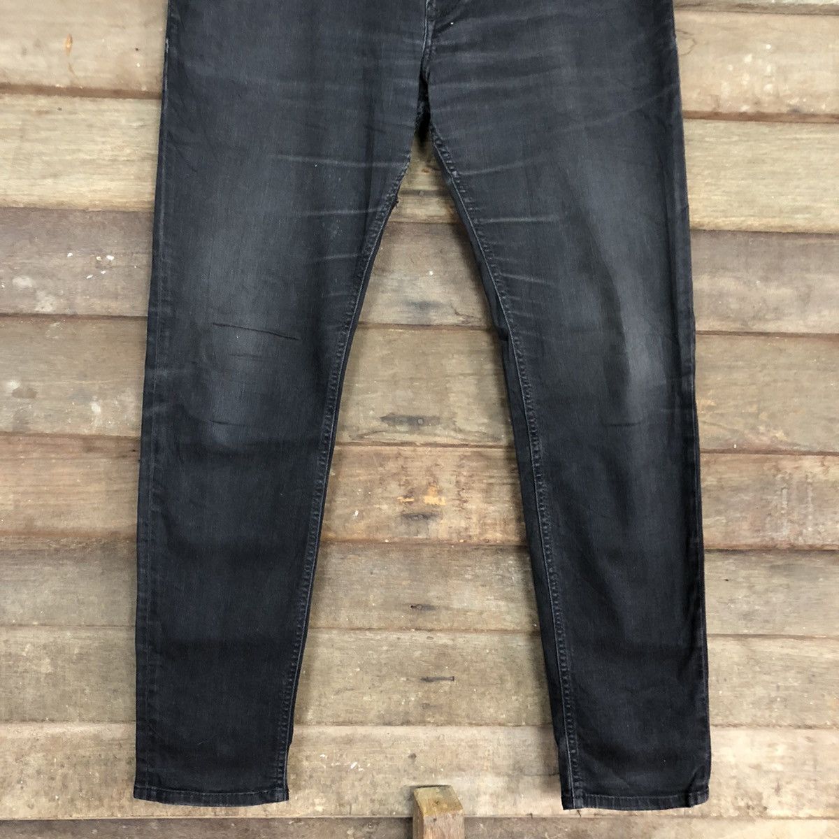 Diesel Diesel Industry Black Denim Jeans Pants #4885 Size US 33 - 3 Thumbnail