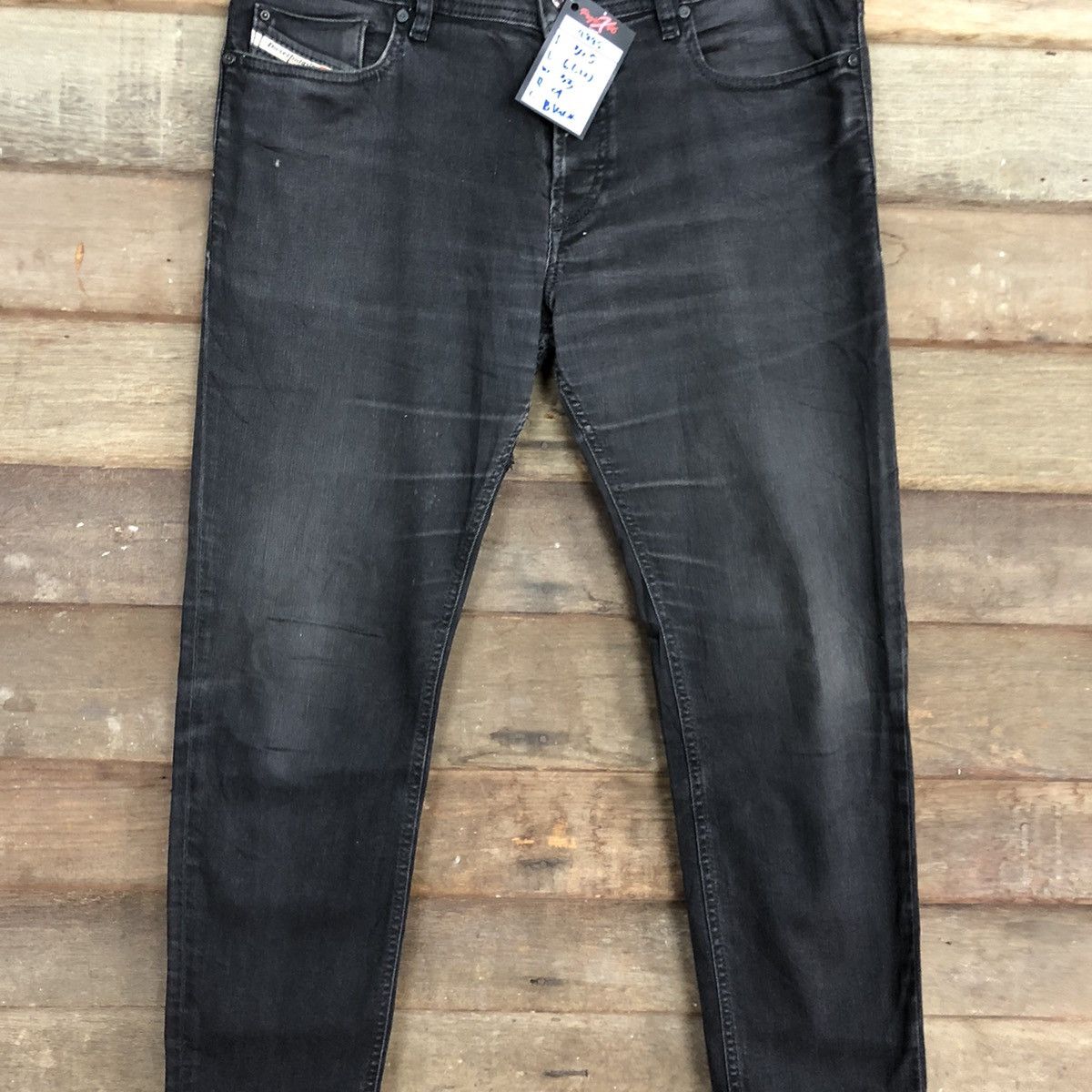 Diesel Diesel Industry Black Denim Jeans Pants #4885 Size US 33 - 4 Thumbnail