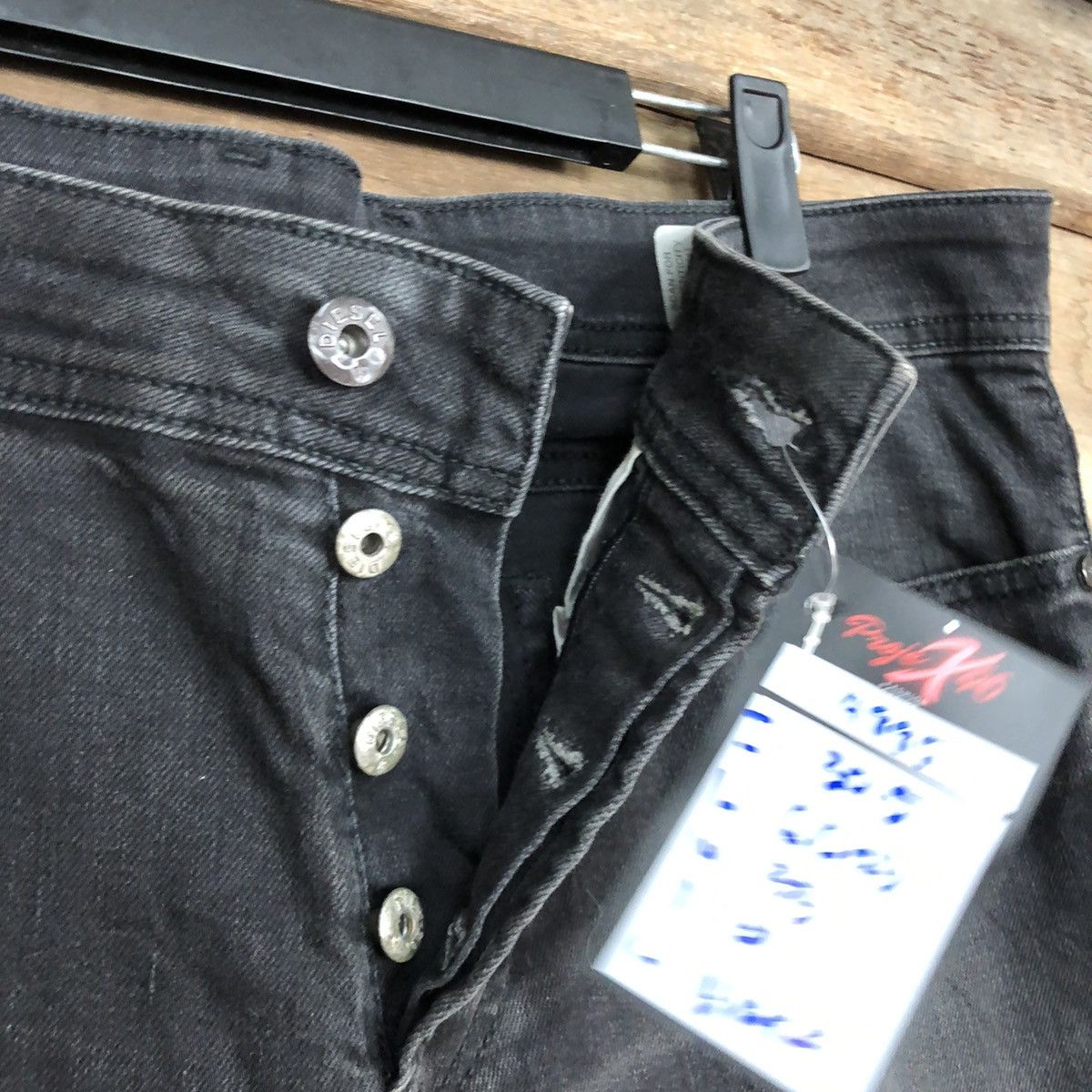 Diesel Diesel Industry Black Denim Jeans Pants #4885 Size US 33 - 7 Thumbnail