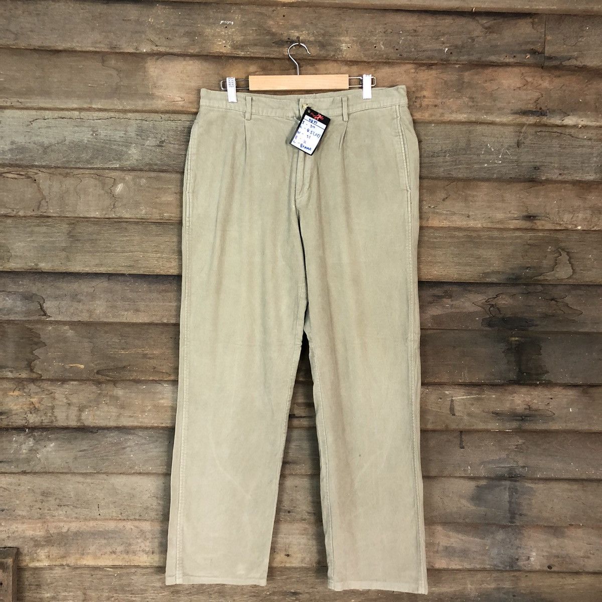 Chaps Ralph Lauren × Vintage Chaps Ralph Lauren Brown Stretch Pants #4875 Size US 31 - 1 Thumbnail