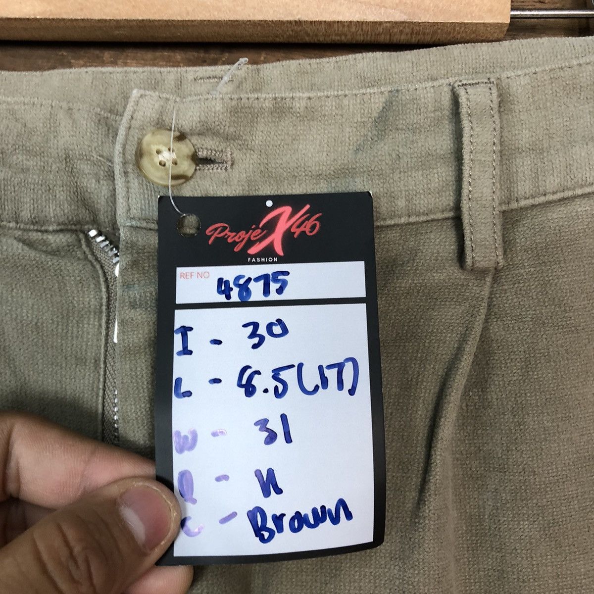Chaps Ralph Lauren × Vintage Chaps Ralph Lauren Brown Stretch Pants #4875 Size US 31 - 5 Thumbnail