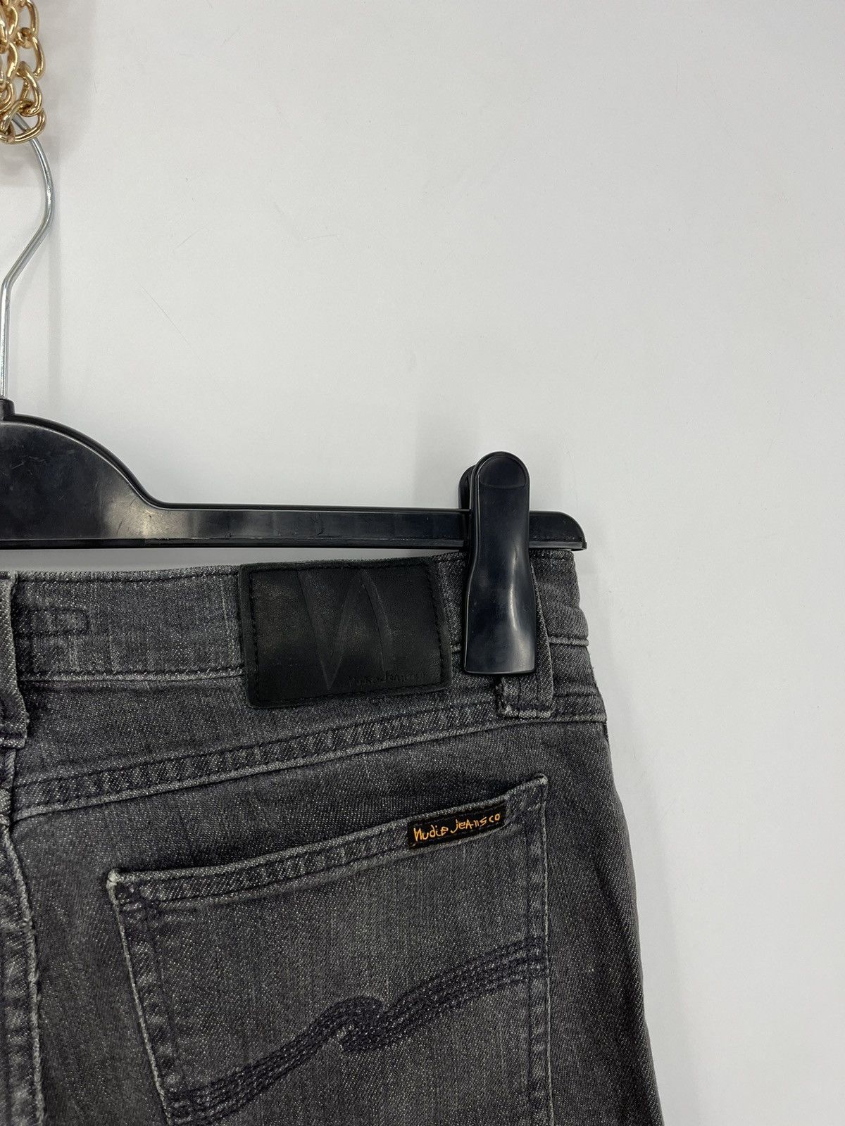 Nudie Jeans × Vintage Vintage 90s Nudie jeans lean dean black denim jeans Size US 28 / EU 44 - 10 Thumbnail