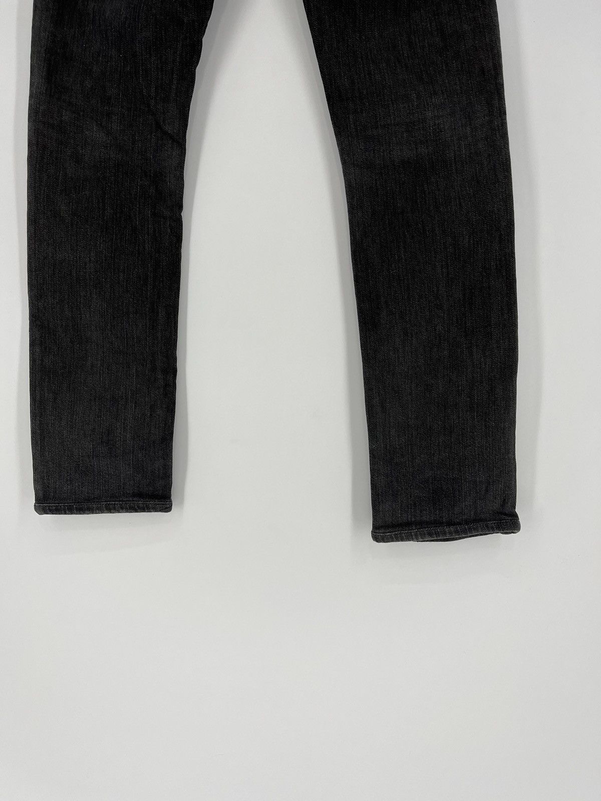 Nudie Jeans × Vintage Vintage 90s Nudie jeans lean dean black denim jeans Size US 28 / EU 44 - 9 Thumbnail