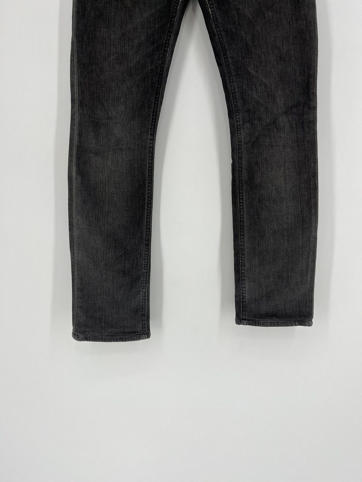Nudie Jeans × Vintage Vintage 90s Nudie jeans lean dean black denim jeans Size US 28 / EU 44 - 6 Thumbnail