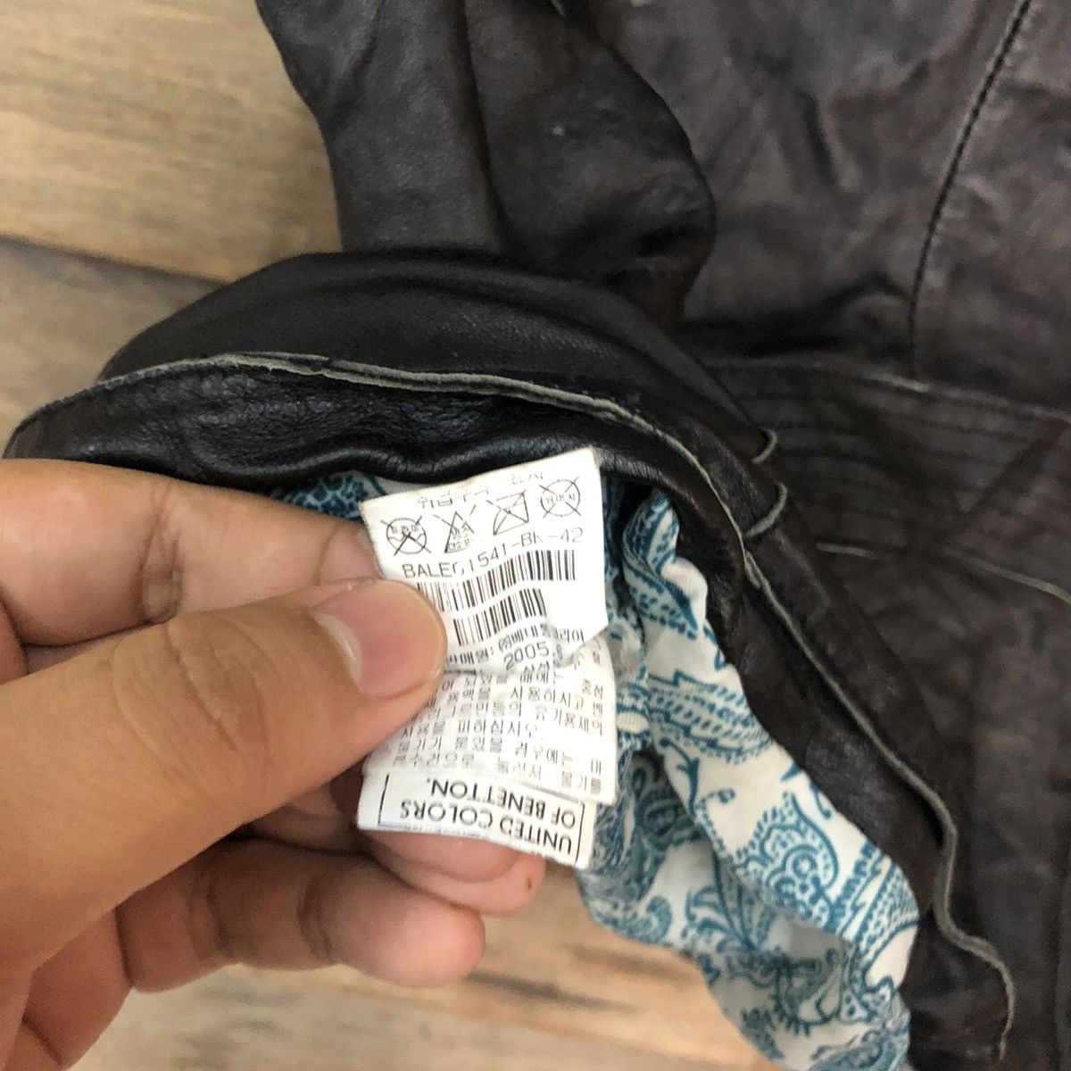 United Colors Of Benetton United Colors Of Benetton Black Leather Vest #7085 Size US XS / EU 42 / 0 - 9 Thumbnail