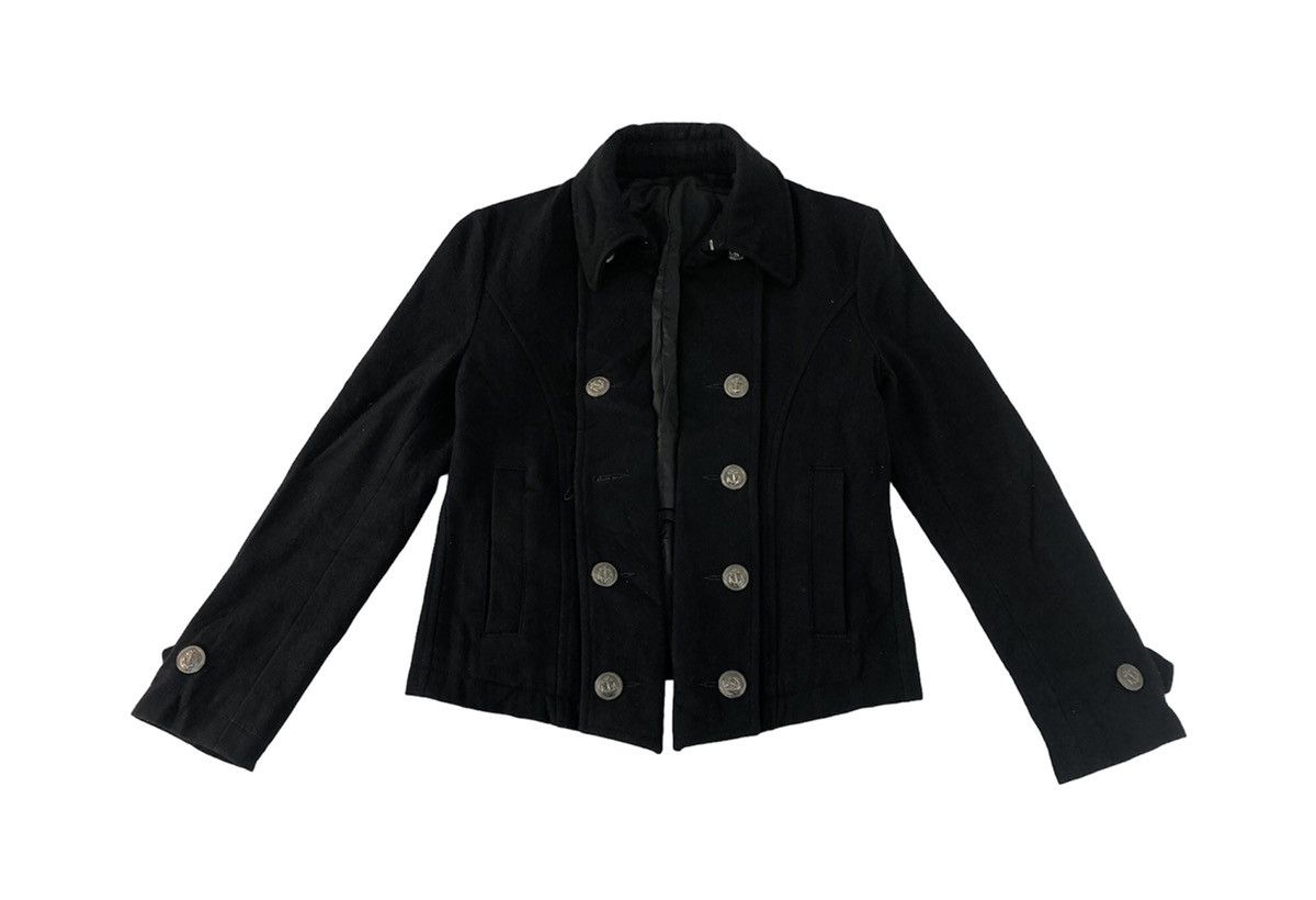 Japanese Brand × Vintage PPFM Double Breasted Side Button Up Style Biker Jacket Size S / US 4 / IT 40 - 1 Thumbnail