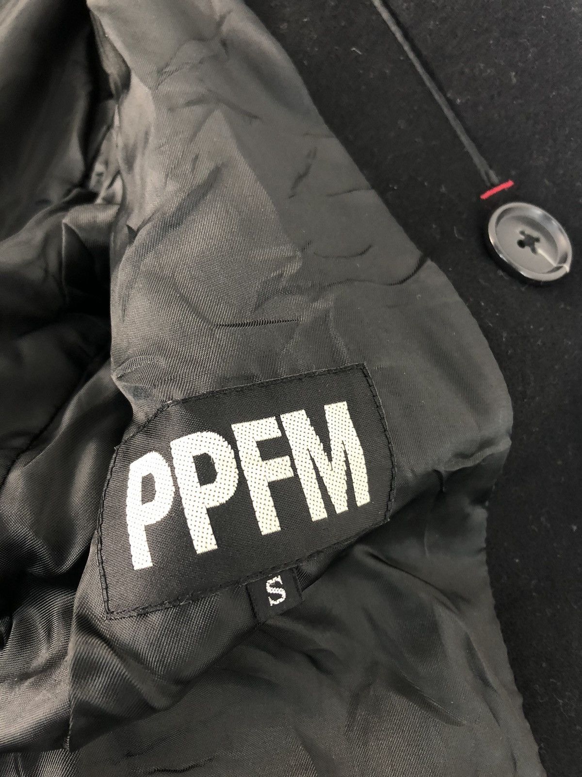 Japanese Brand × Vintage PPFM Double Breasted Side Button Up Style Biker Jacket Size S / US 4 / IT 40 - 6 Thumbnail
